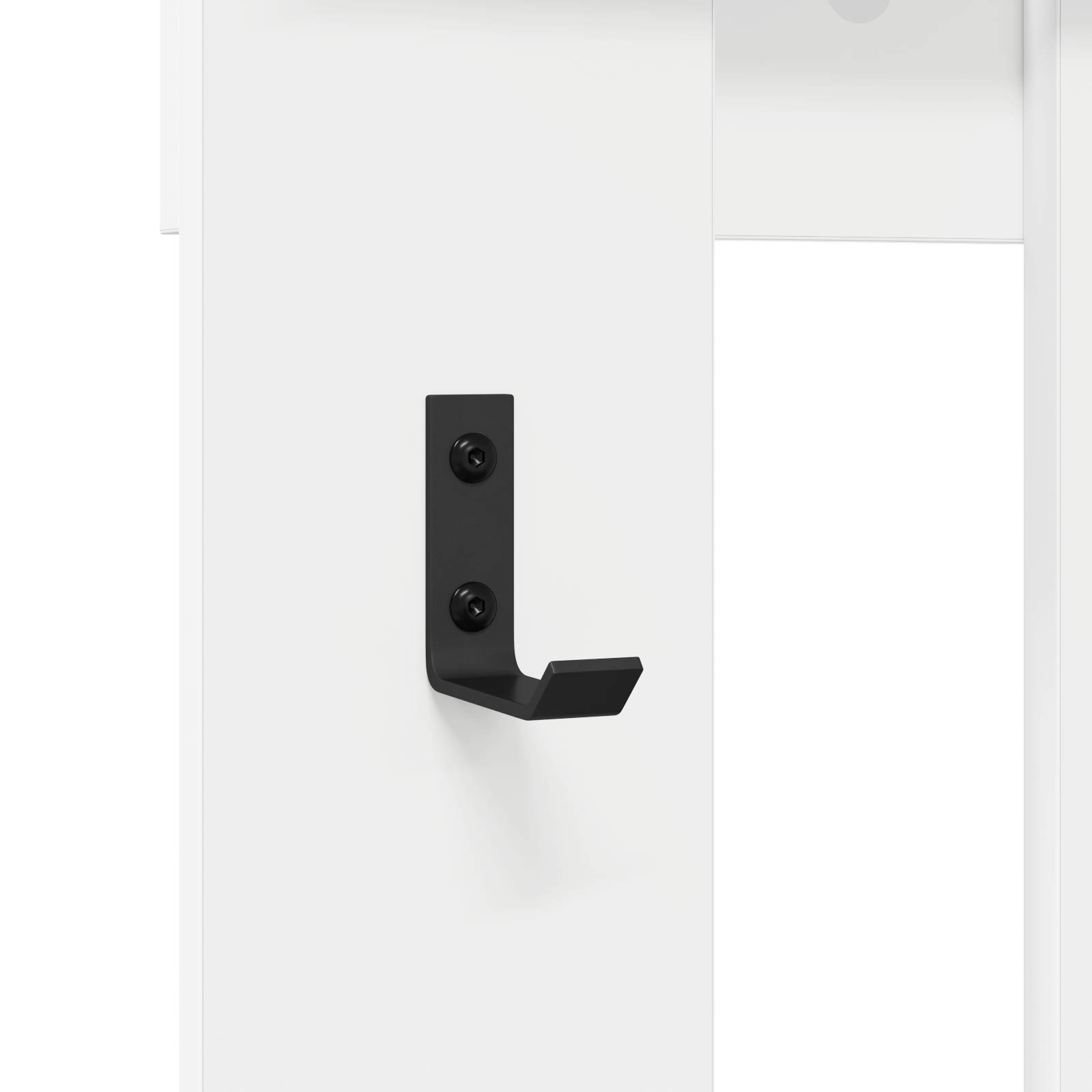 Răcător de paltoane montat pe perete Alb 100 x 10 x 100 cm GartenMobel Dekor