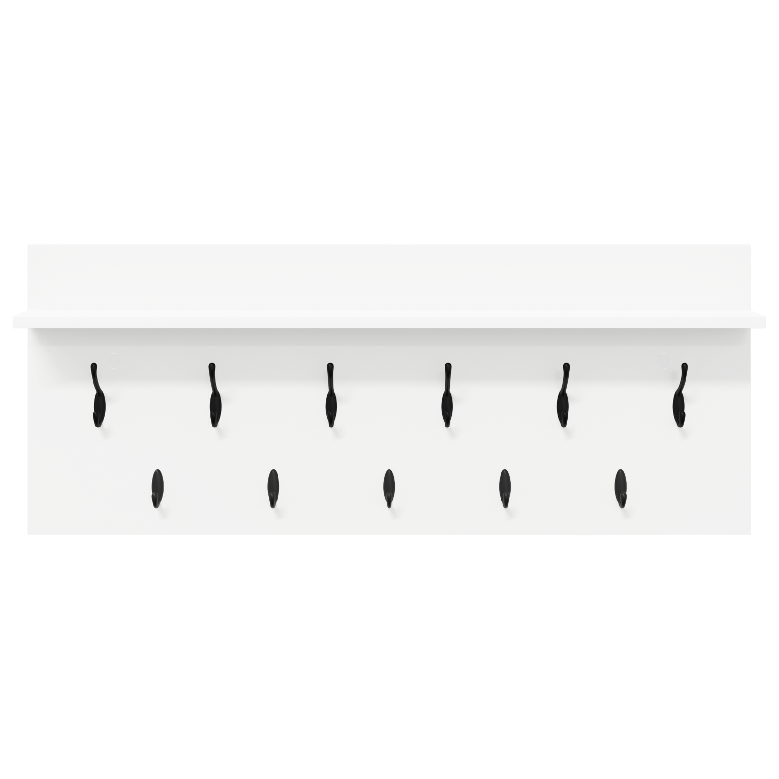 Răcător de paltoane montat pe perete Alb 100 x 40 x 12 cm GartenMobel Dekor