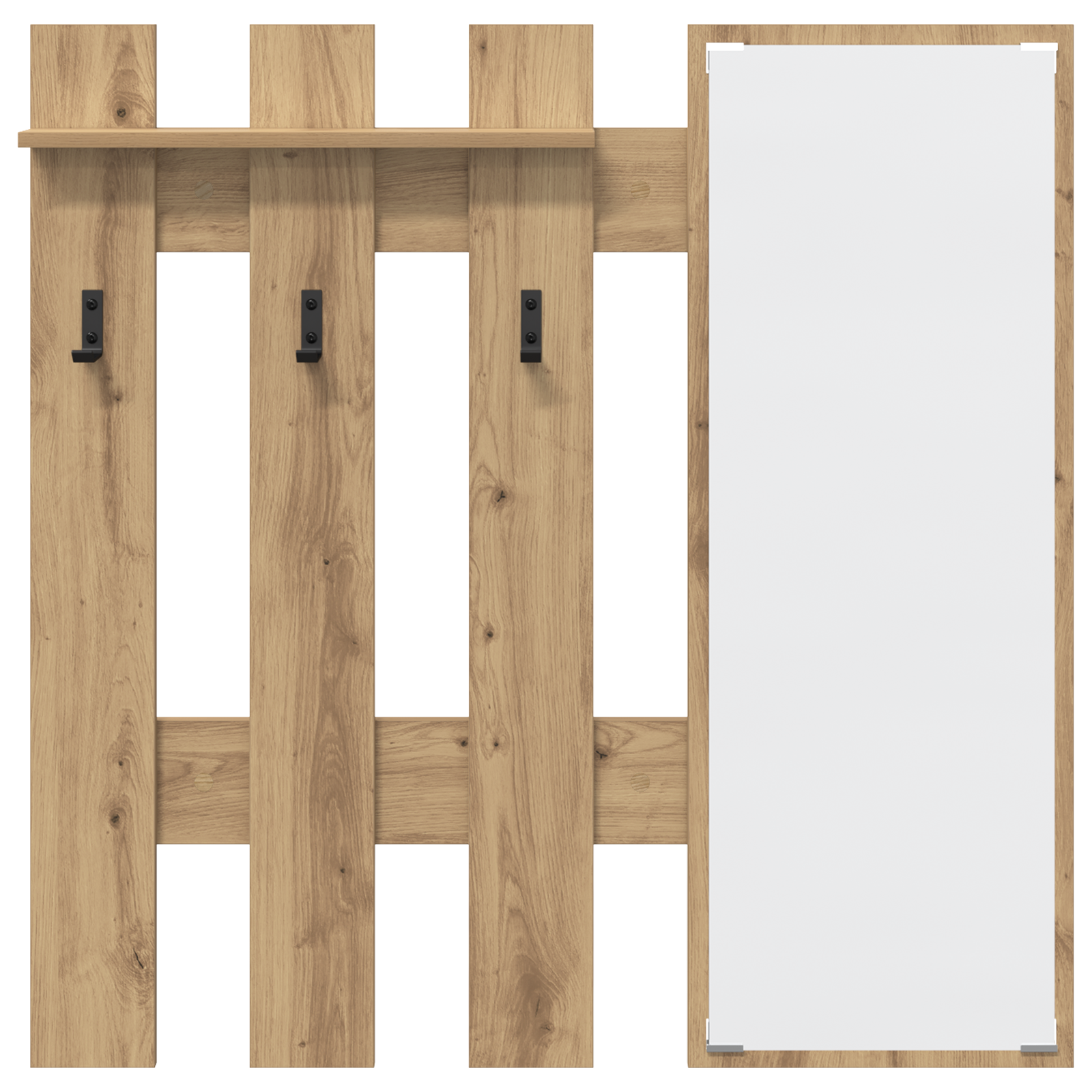 Răcător de paltoane montat pe perete Stejar artisanal GartenMobel Dekor