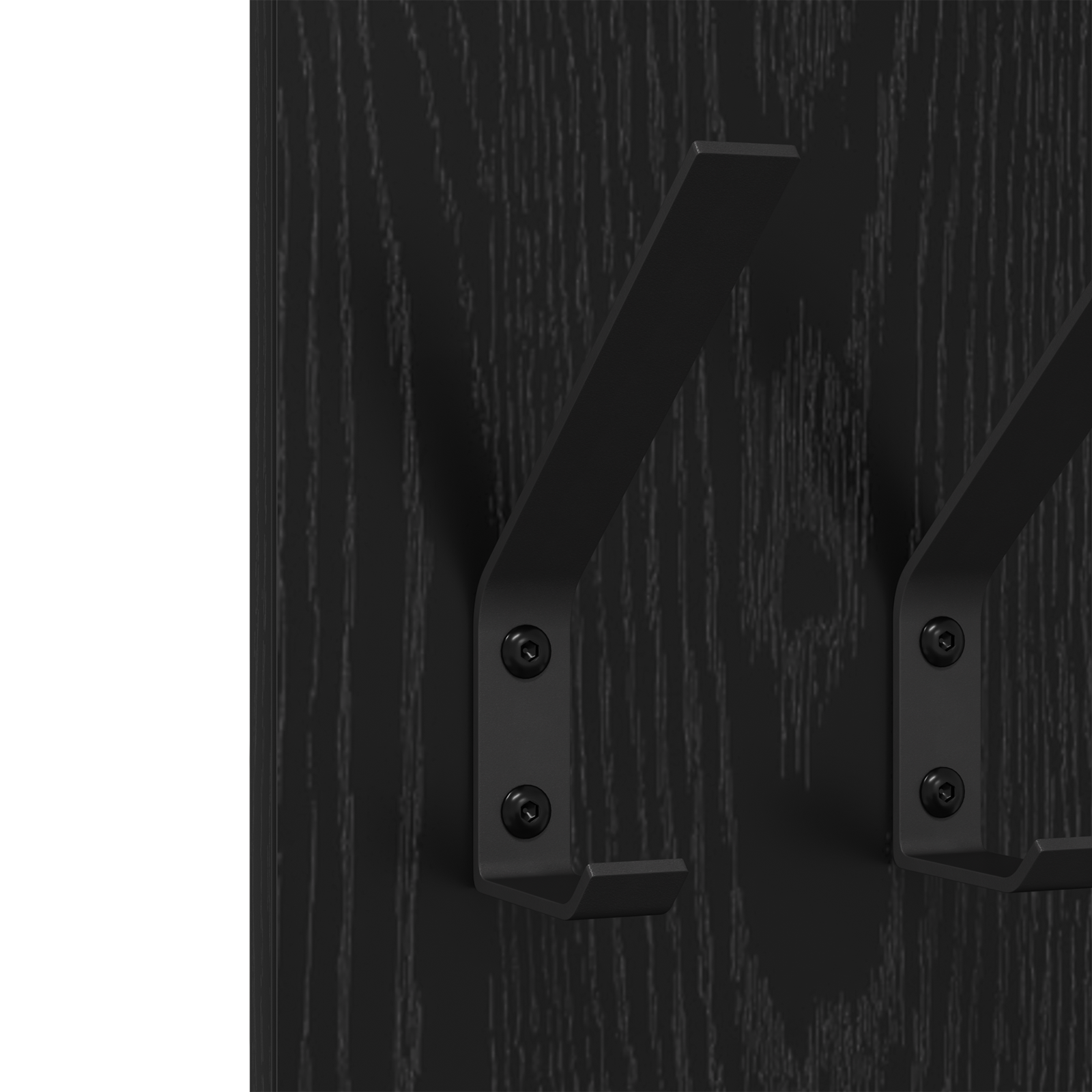 Răcător de paltoane montat pe perete cu depozitare Stejar negru GartenMobel Dekor