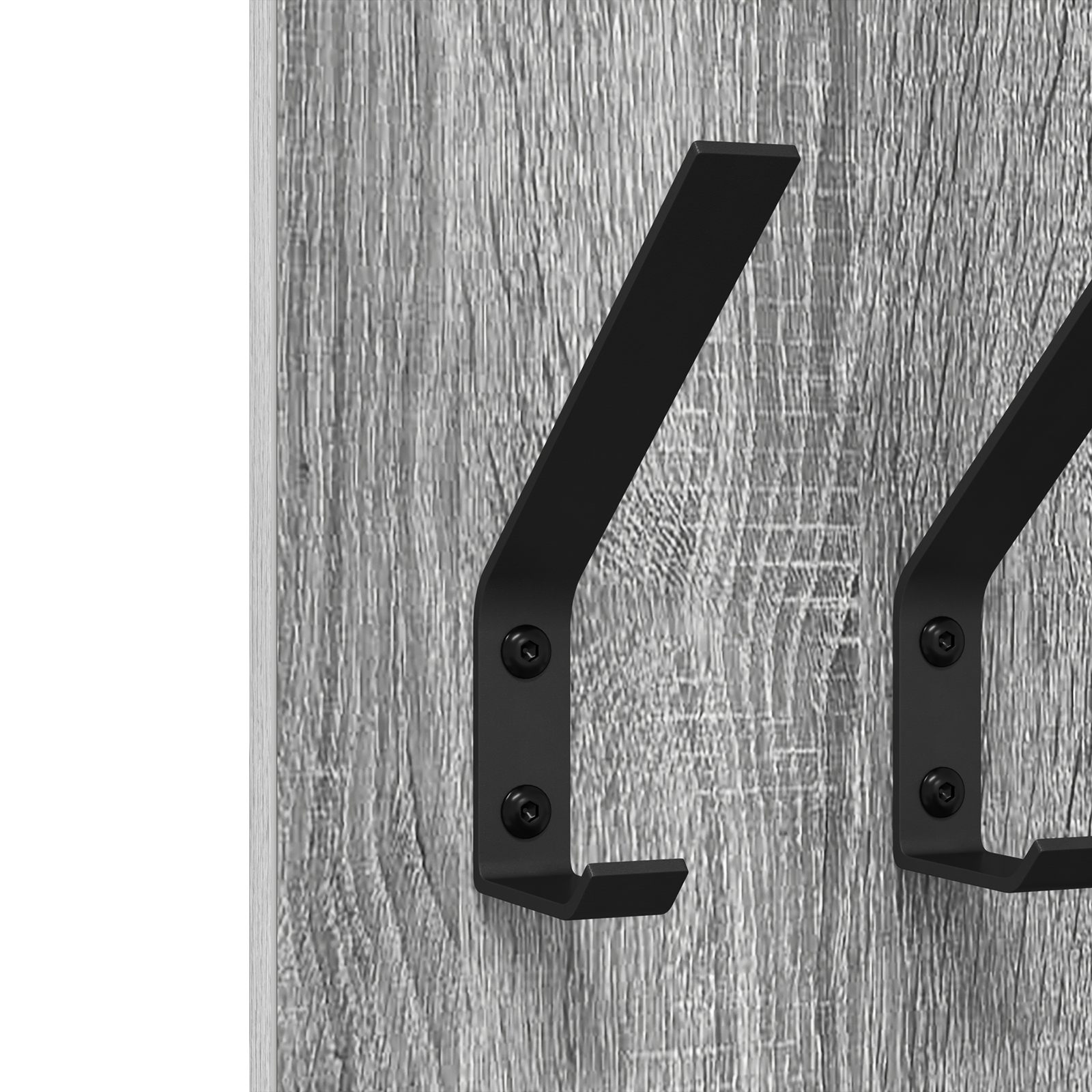 Răcător de paltoane montat pe perete cu depozitare sonoma gri GartenMobel Dekor