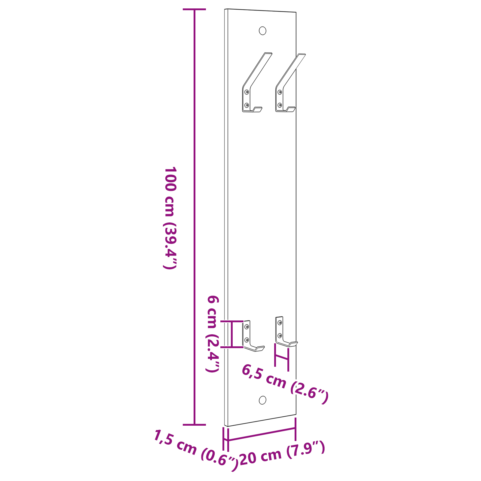 Răcător de paltoane montat pe perete cu depozitare sonoma gri GartenMobel Dekor
