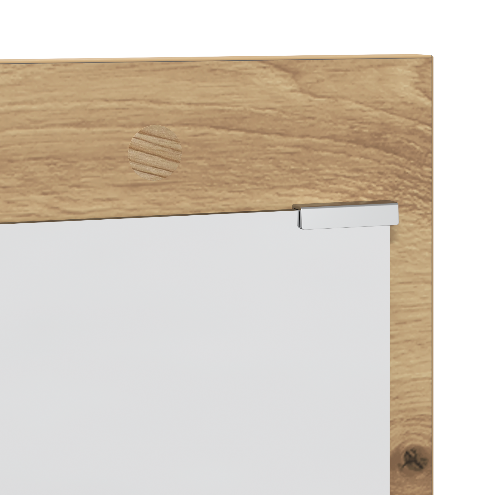 Răcător de paltoane montat pe perete cu raft Stejar artisanal GartenMobel Dekor