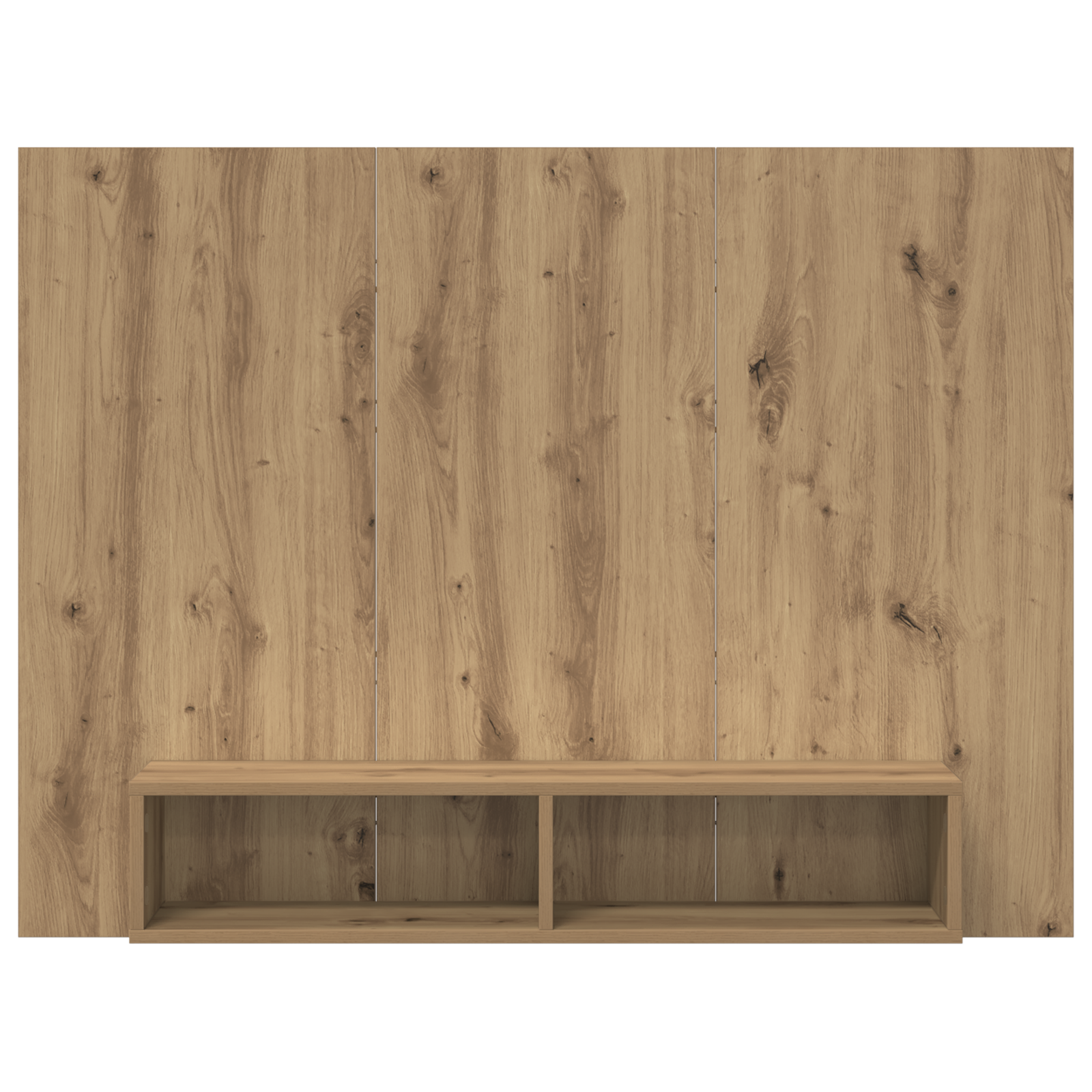 Dulap pentru TV pe Perete Stejar artisanal 120 x 23.5 x 90 cm GartenMobel Dekor