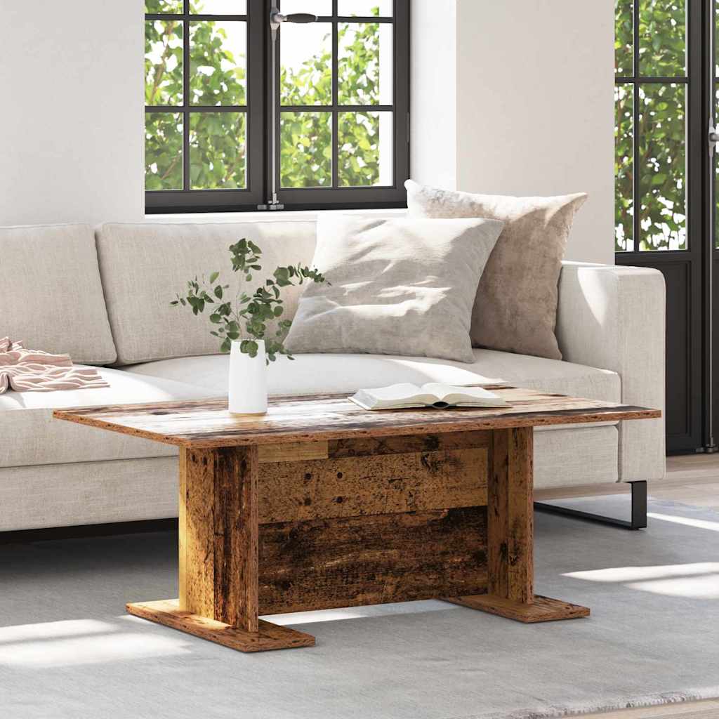 Masă de cafea Lemn vechi 103.5 x 60 x 40 cm Lemn compozit GartenMobel Dekor