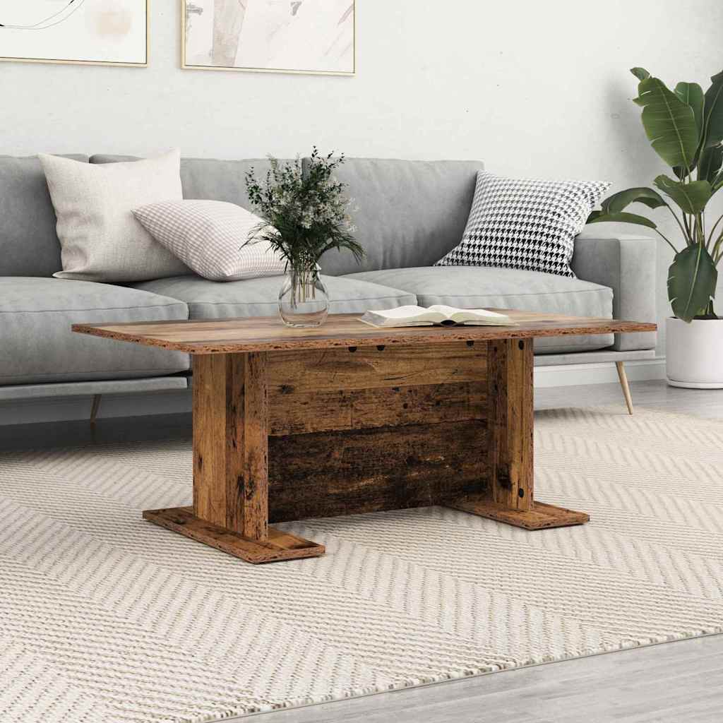 Masă de cafea Lemn vechi 103.5 x 60 x 40 cm Lemn compozit GartenMobel Dekor