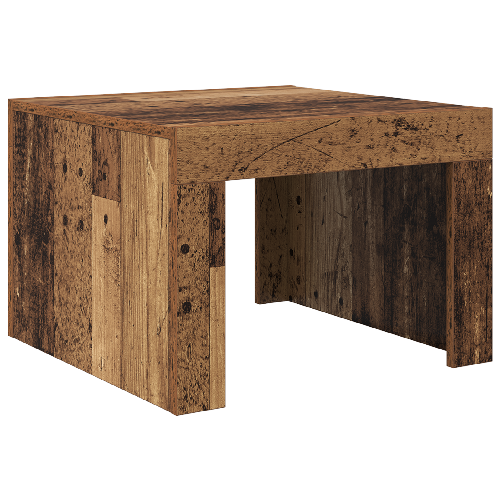 Masă de cafea Lemn vechi 50 x 50 x 35 cm Lemn compozit GartenMobel Dekor