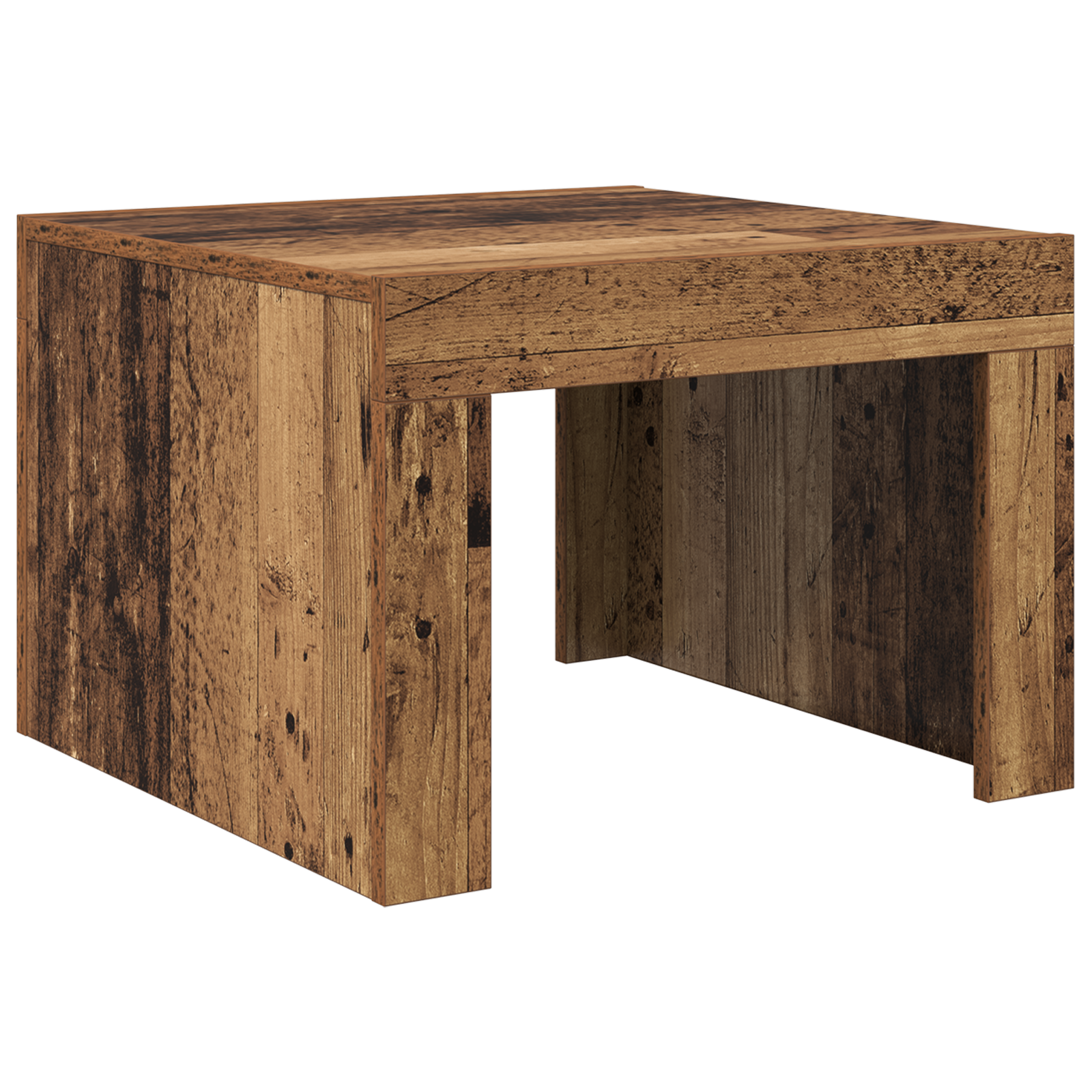 Masă de cafea Lemn vechi 50 x 50 x 35 cm Lemn compozit GartenMobel Dekor