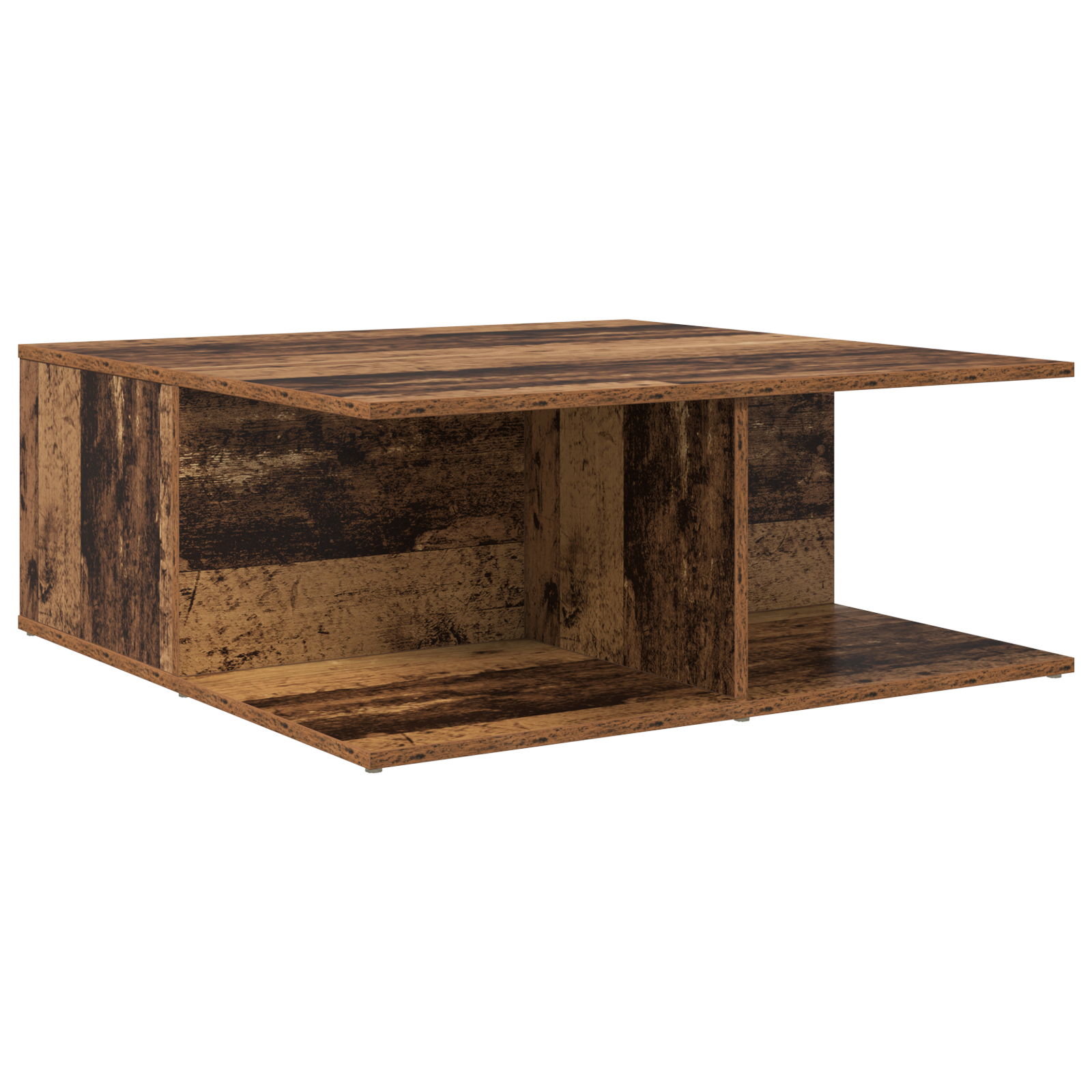 Masă de cafea Lemn vechi 80 x 80 x 31 cm Lemn compozit GartenMobel Dekor