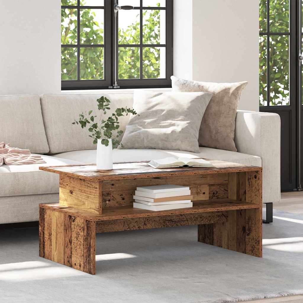 Masă de cafea Lemn vechi 90 x 55 x 42.5 cm Lemn compozit GartenMobel Dekor