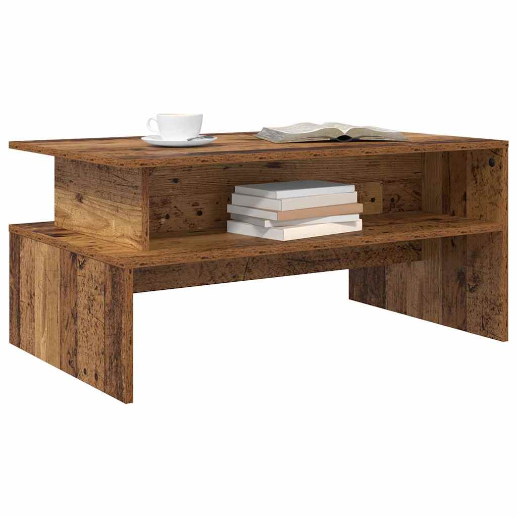 Masă de cafea Lemn vechi 90 x 55 x 42.5 cm Lemn compozit GartenMobel Dekor