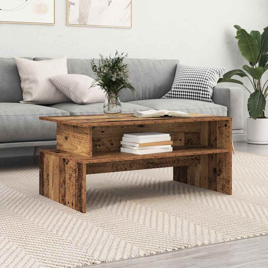 Masă de cafea Lemn vechi 90 x 55 x 42.5 cm Lemn compozit GartenMobel Dekor
