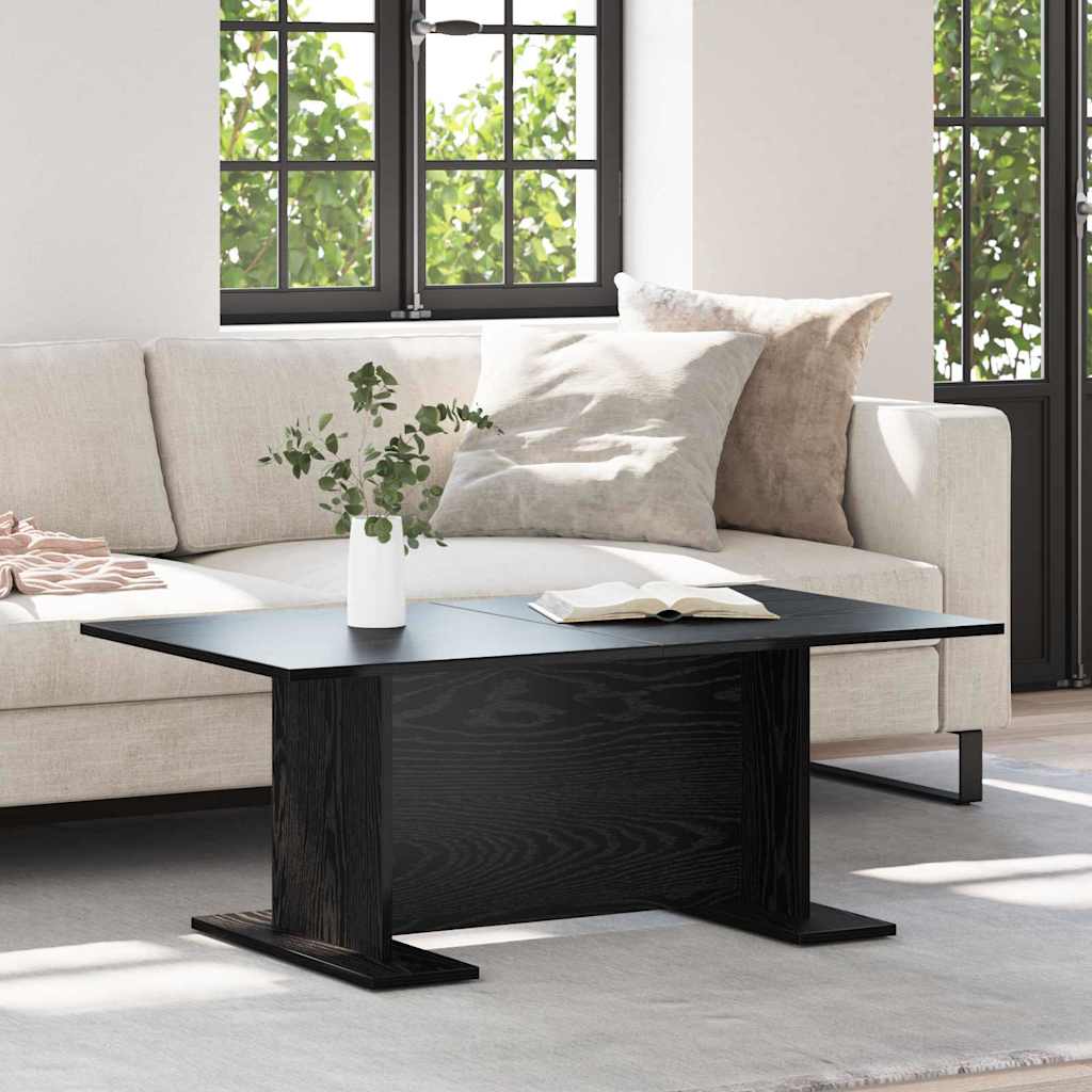 Masă de cafea Stejar negru 103.5 x 60 x 40 cm Lemn compozit GartenMobel Dekor