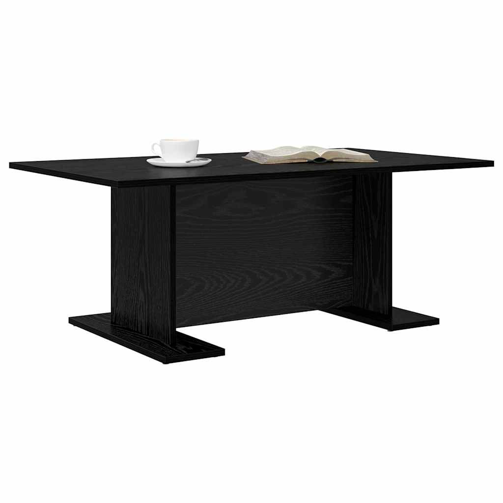Masă de cafea Stejar negru 103.5 x 60 x 40 cm Lemn compozit GartenMobel Dekor