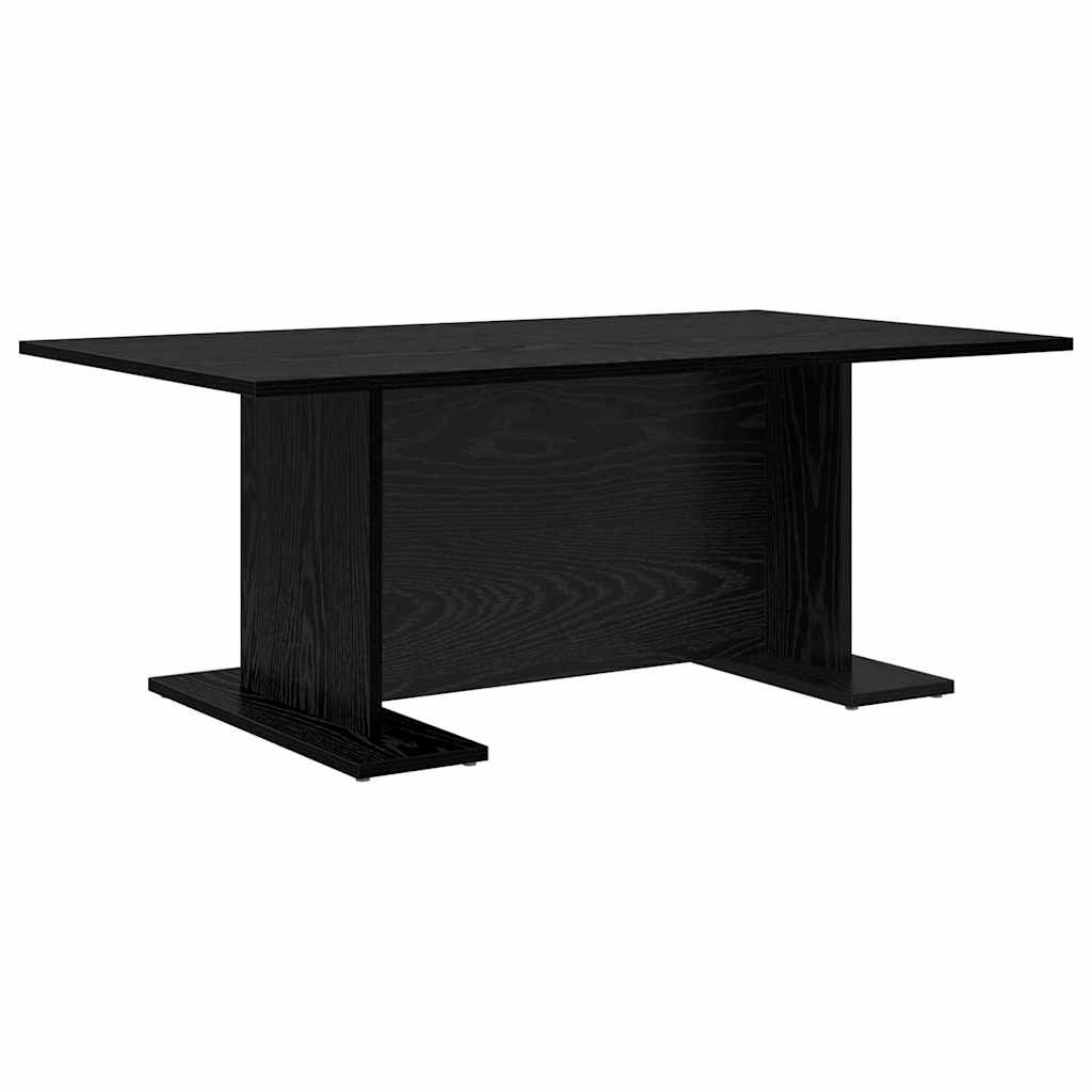 Masă de cafea Stejar negru 103.5 x 60 x 40 cm Lemn compozit GartenMobel Dekor