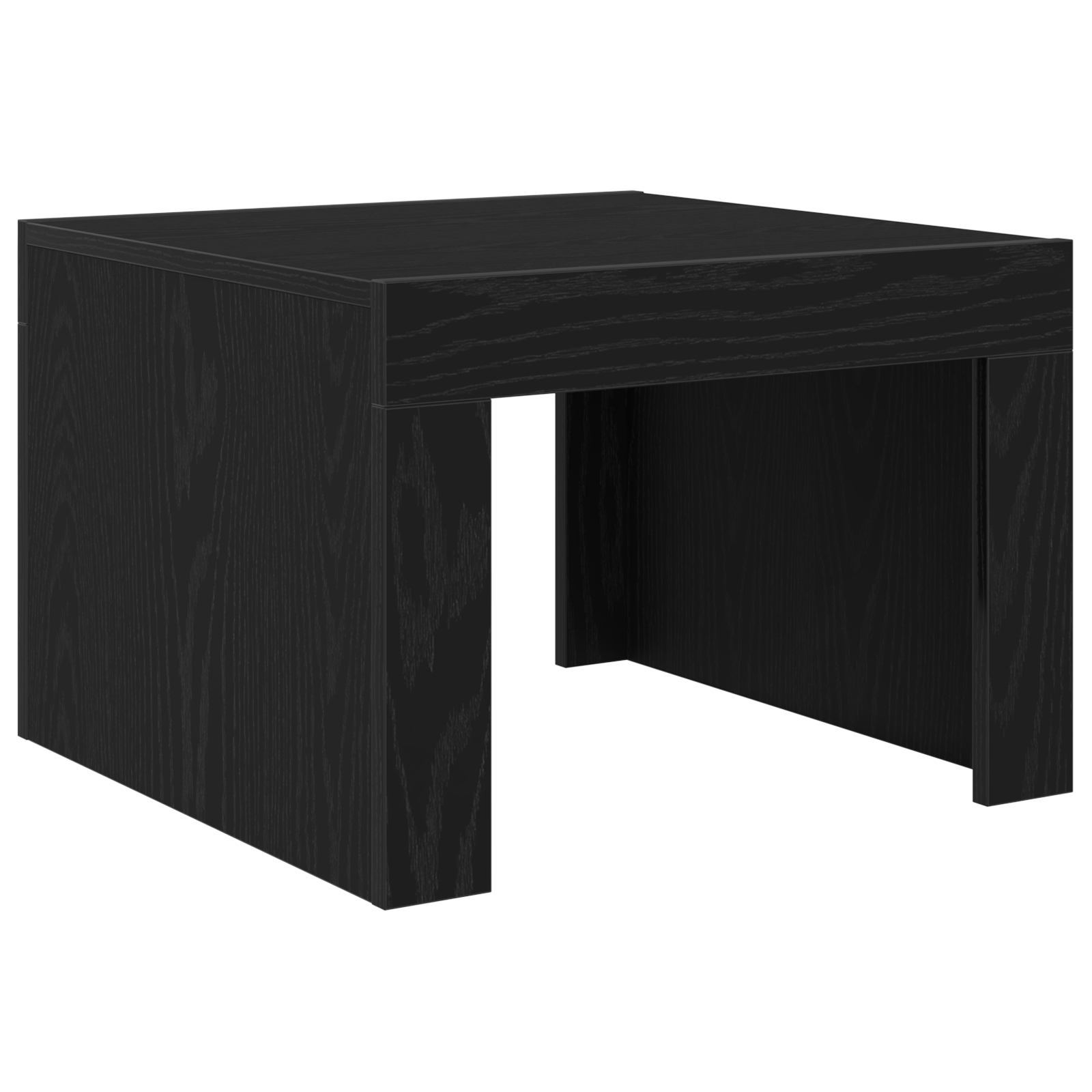 Masă de cafea Stejar negru 50 x 50 x 35 cm Lemn compozit GartenMobel Dekor