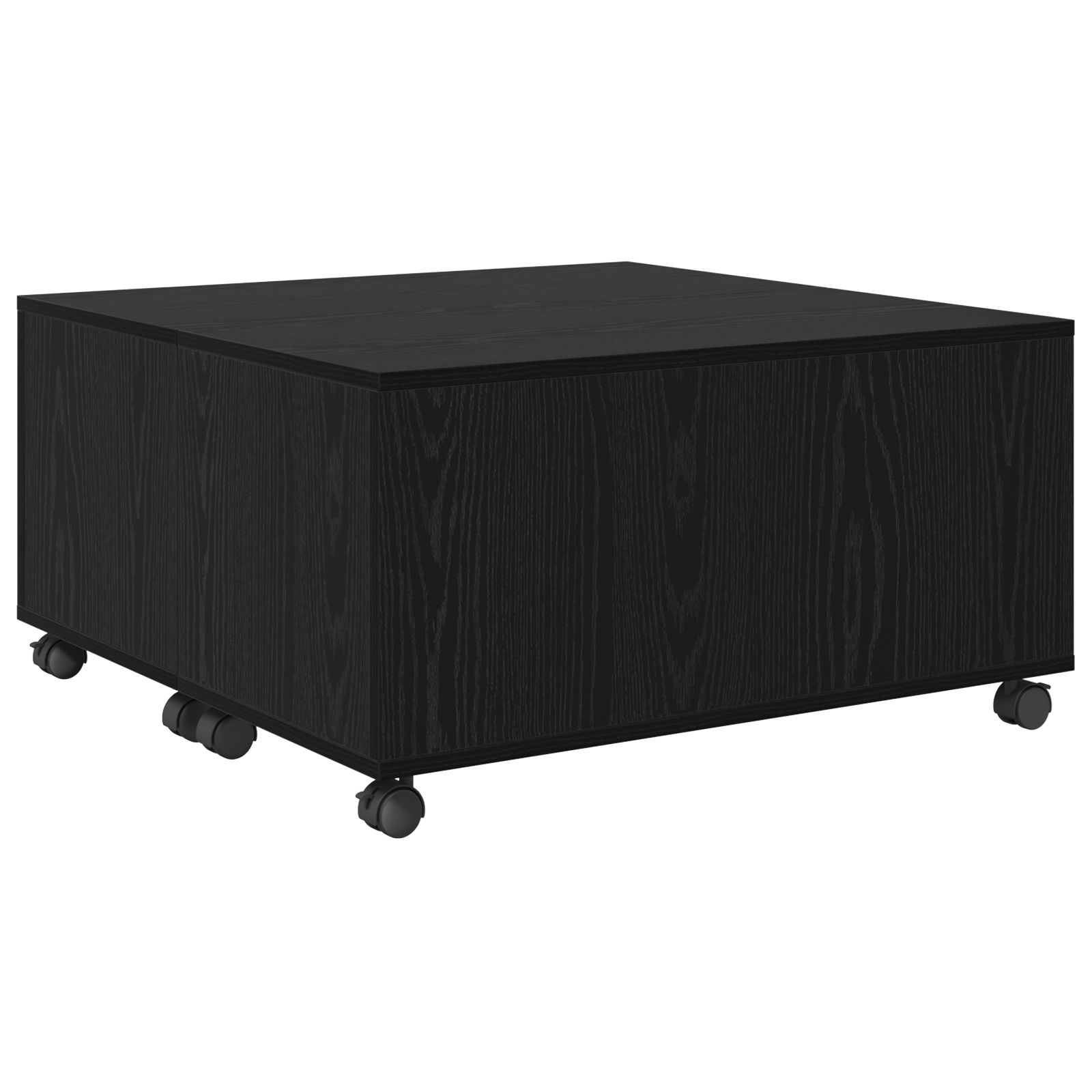 Masă de cafea Stejar negru 75 x 75 x 38 cm Lemn compozit GartenMobel Dekor