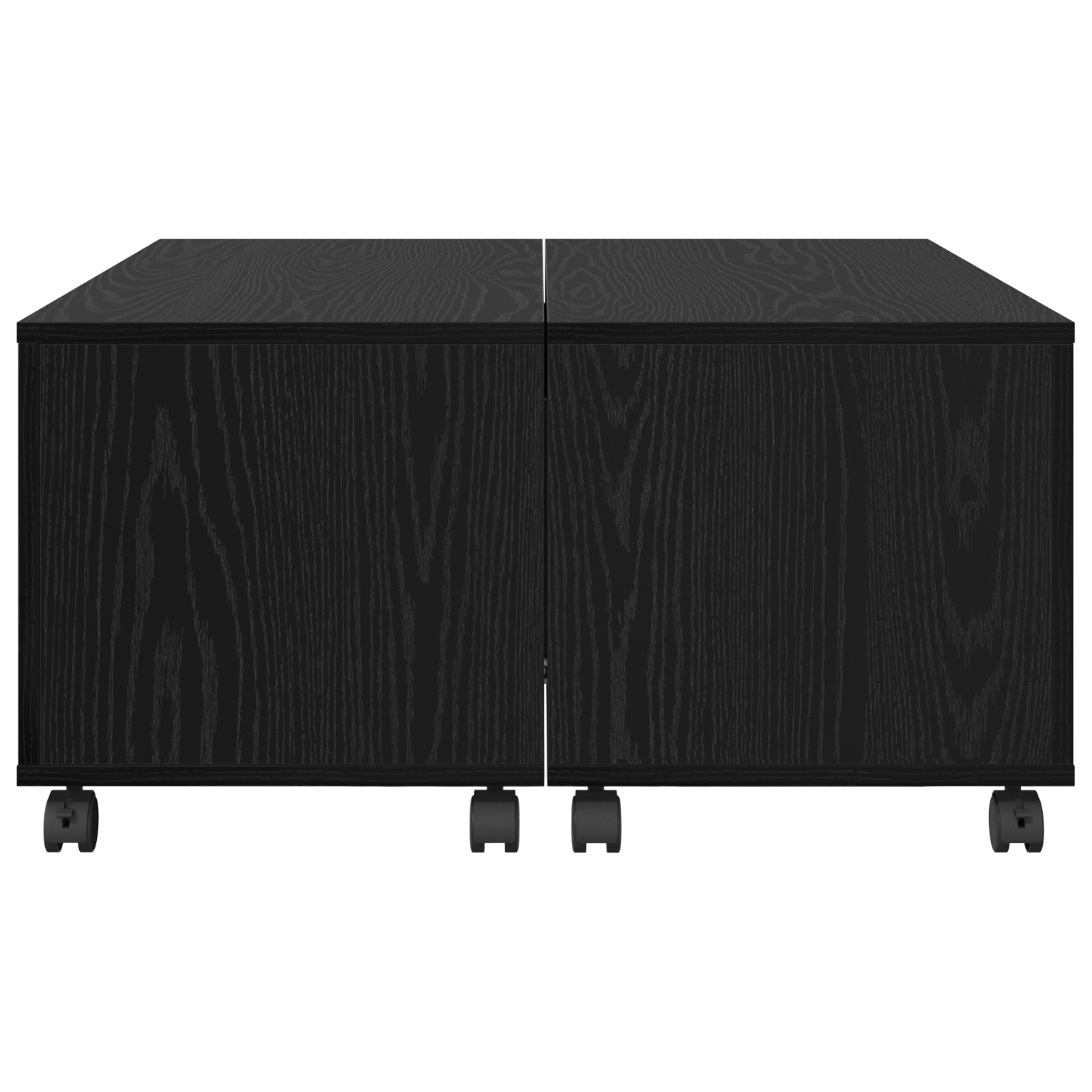 Masă de cafea Stejar negru 75 x 75 x 38 cm Lemn compozit GartenMobel Dekor