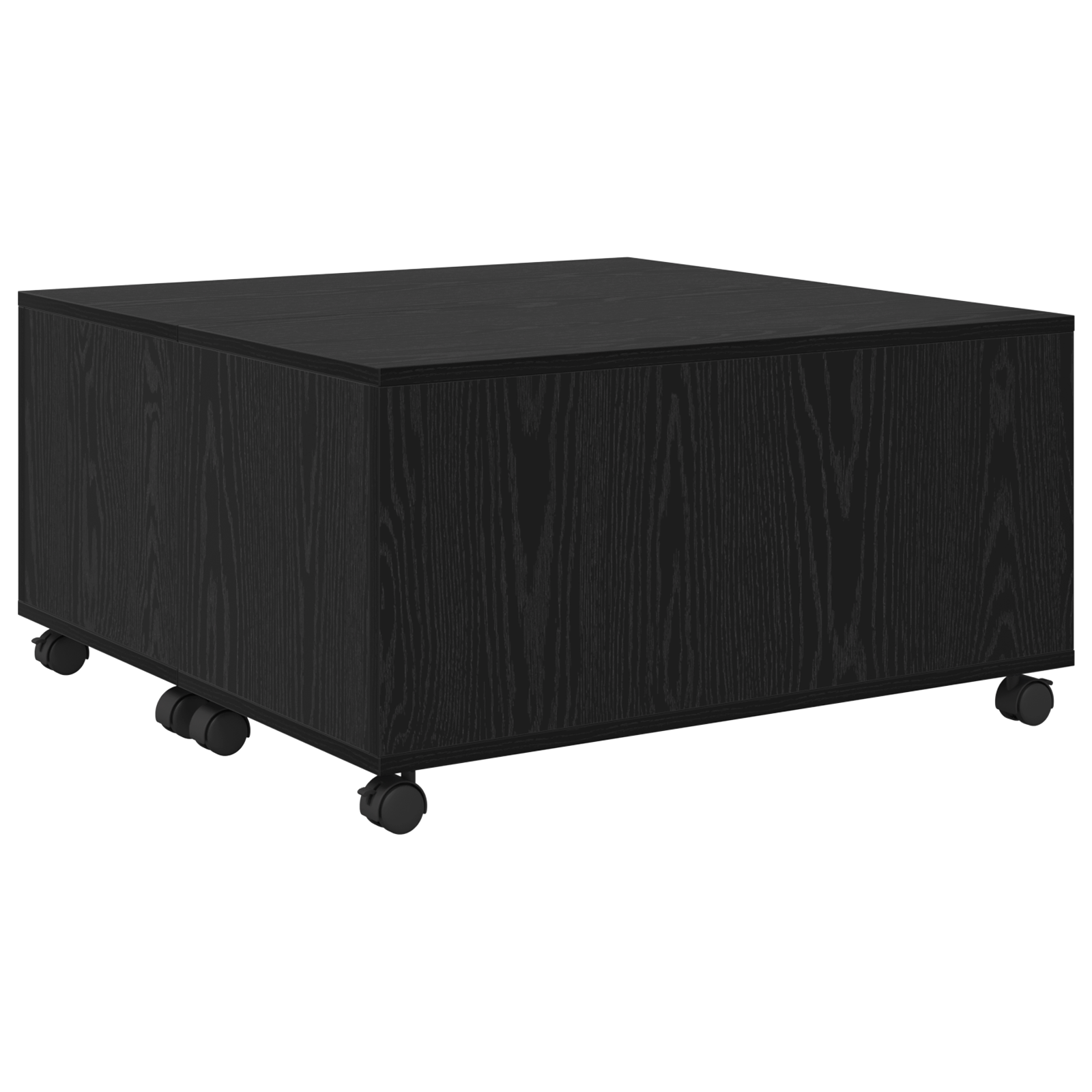 Masă de cafea Stejar negru 75 x 75 x 38 cm Lemn compozit GartenMobel Dekor