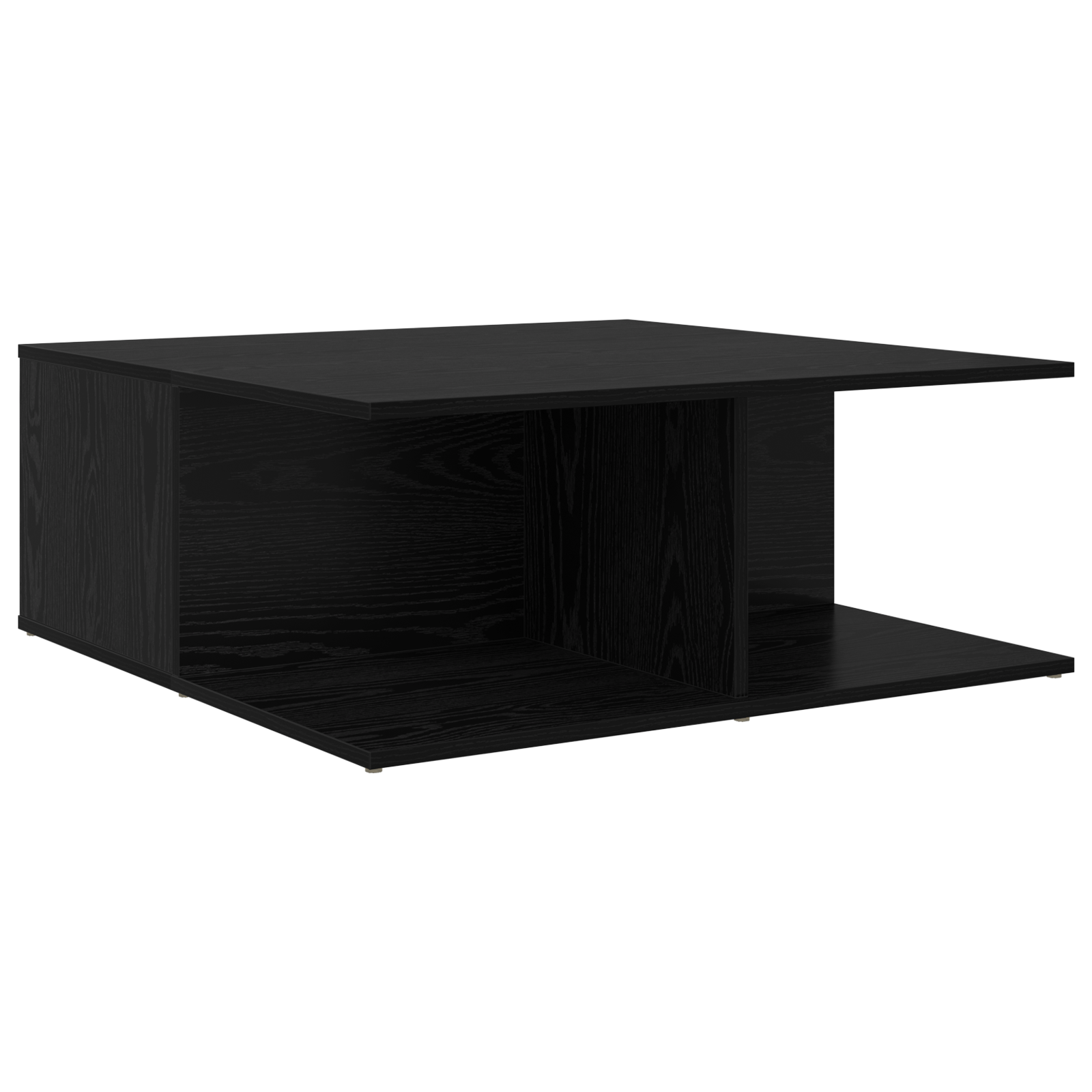 Masă de cafea Stejar negru 80 x 80 x 31 cm Lemn compozit GartenMobel Dekor