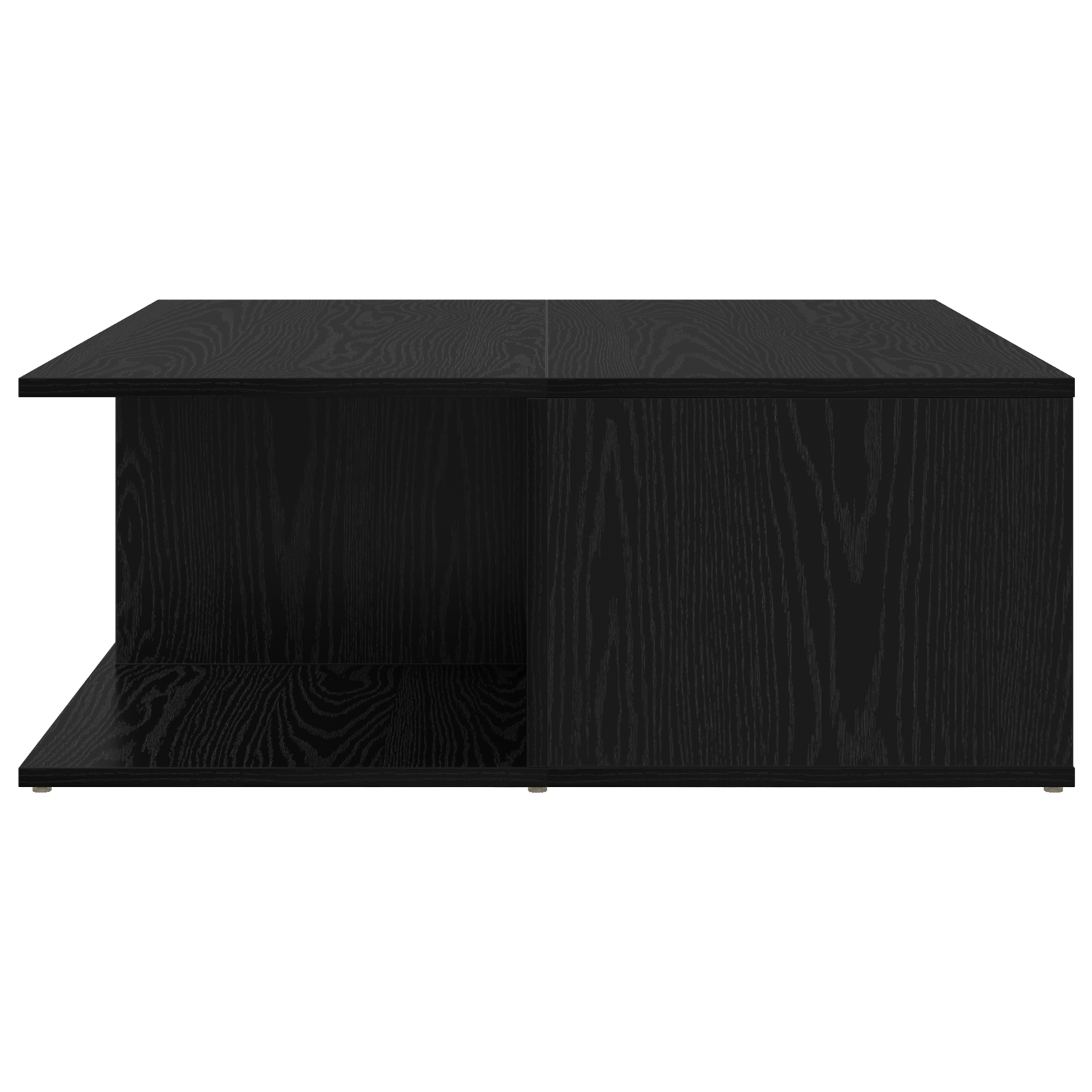 Masă de cafea Stejar negru 80 x 80 x 31 cm Lemn compozit GartenMobel Dekor