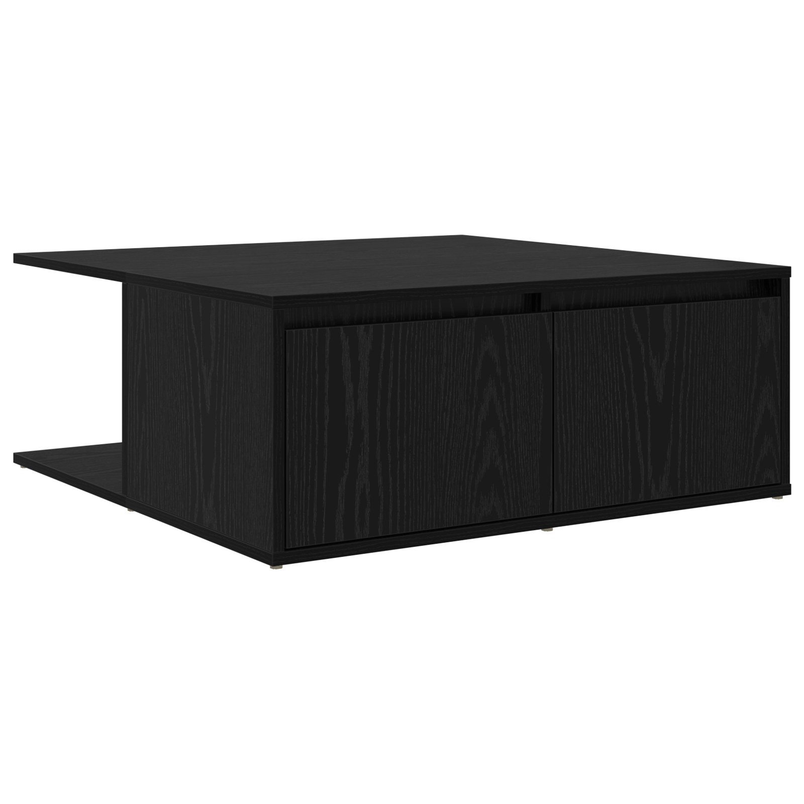 Masă de cafea Stejar negru 80 x 80 x 31 cm Lemn compozit GartenMobel Dekor