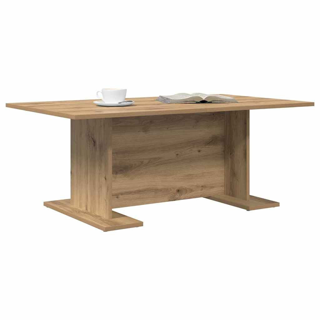 Masă de cafea stejar artizanal 103.5 x 60 x 40 cm Lemn compozit GartenMobel Dekor