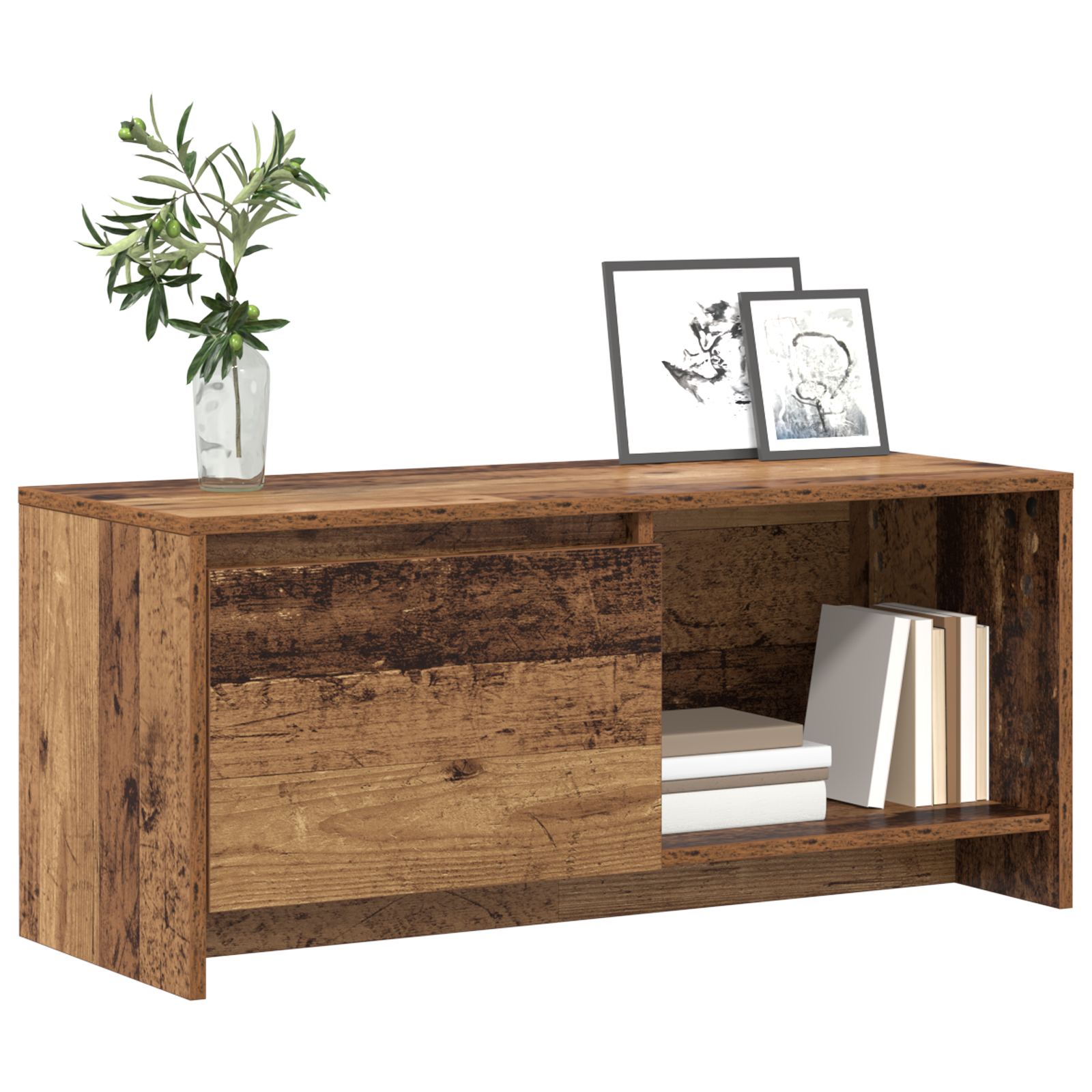 Support TV Lemn vechi Lemn compozit GartenMobel Dekor