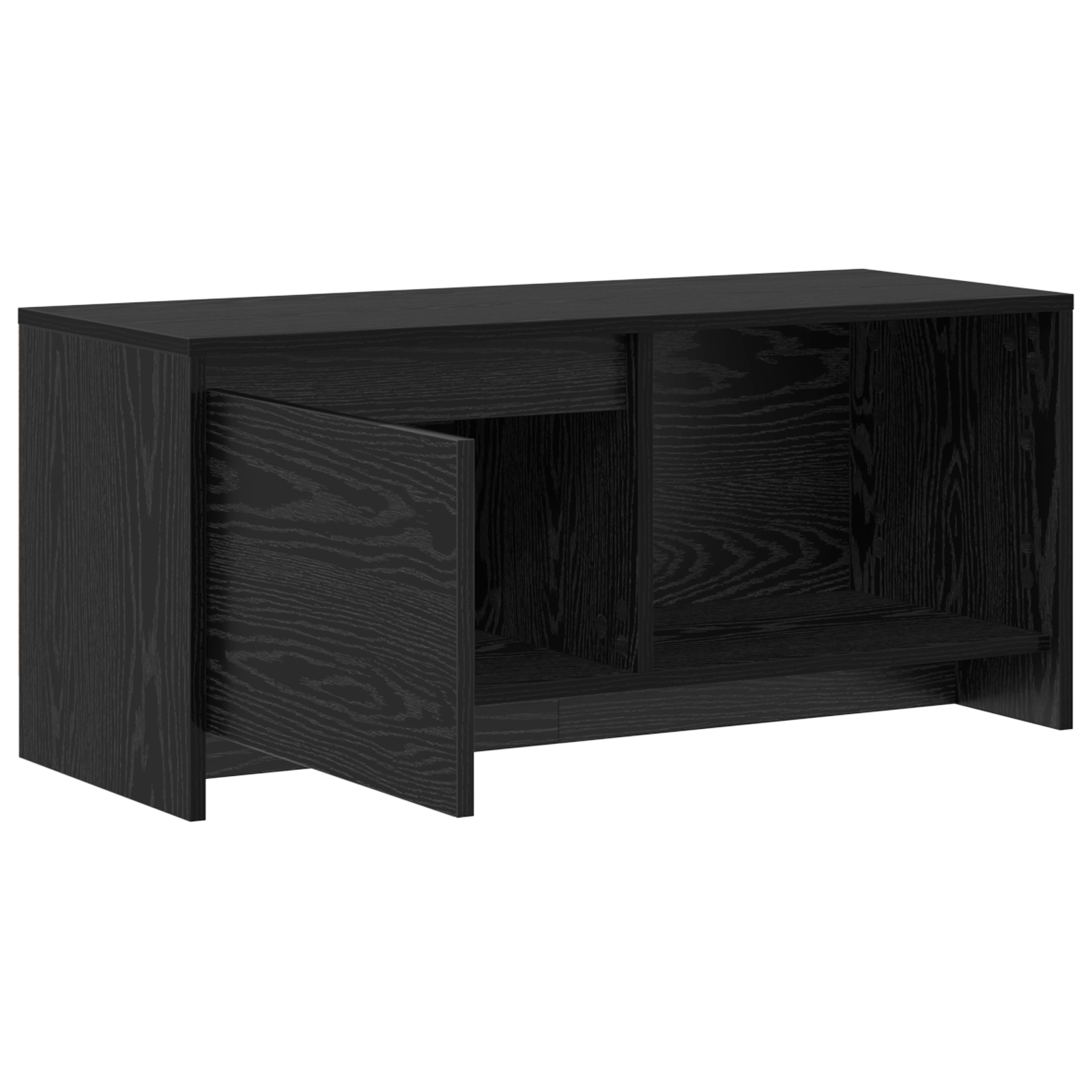 Support TV Stejar negru Lemn compozit GartenMobel Dekor