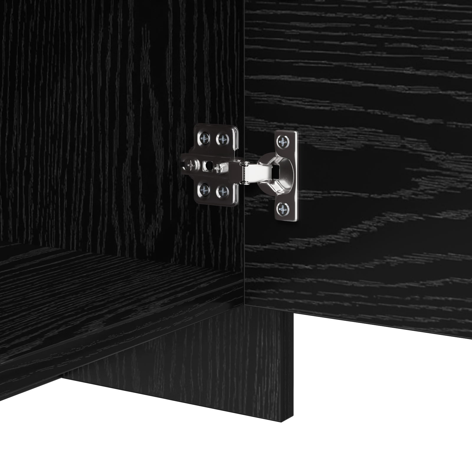 Support TV Stejar negru Lemn compozit GartenMobel Dekor