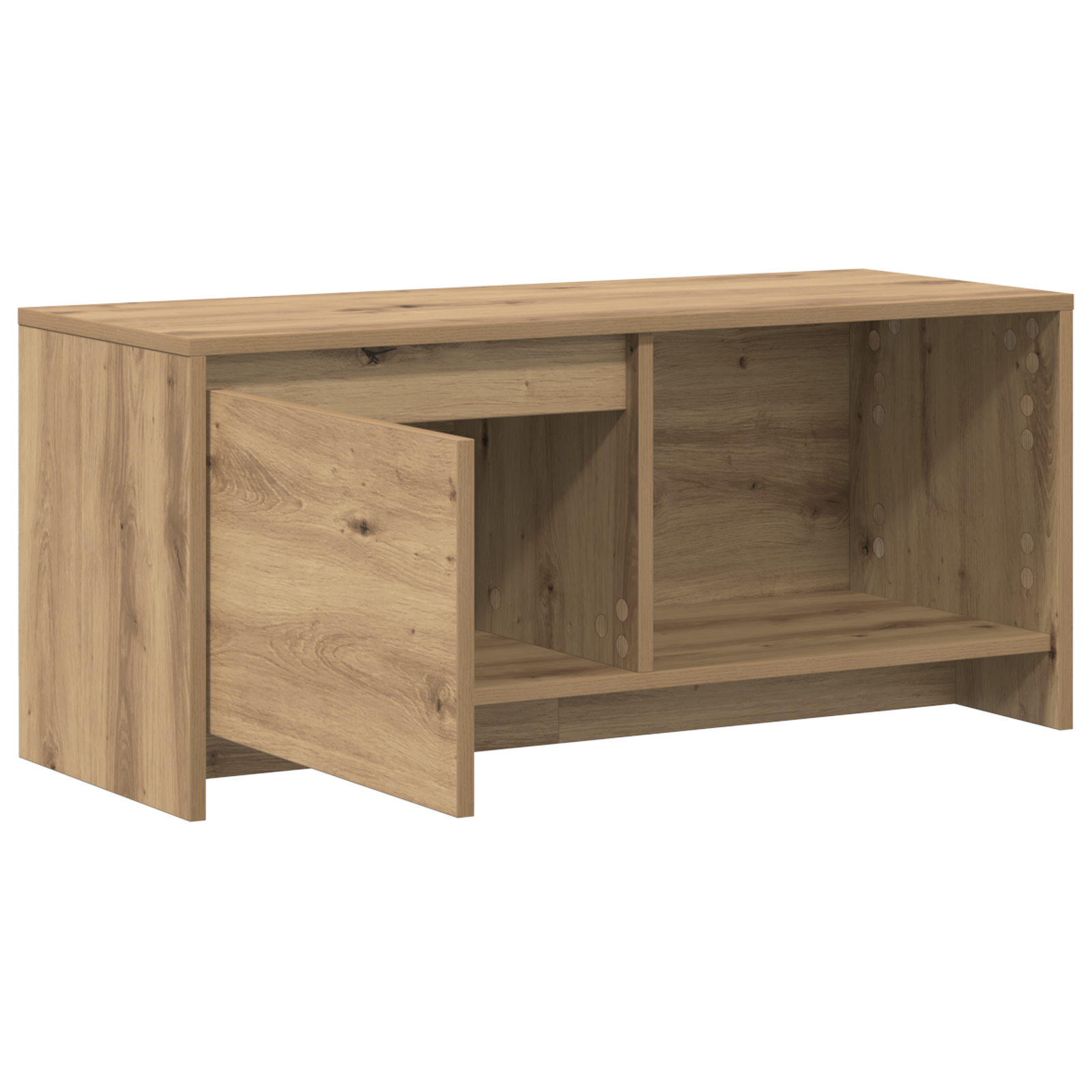 Support TV stejar artizanal Lemn compozit GartenMobel Dekor