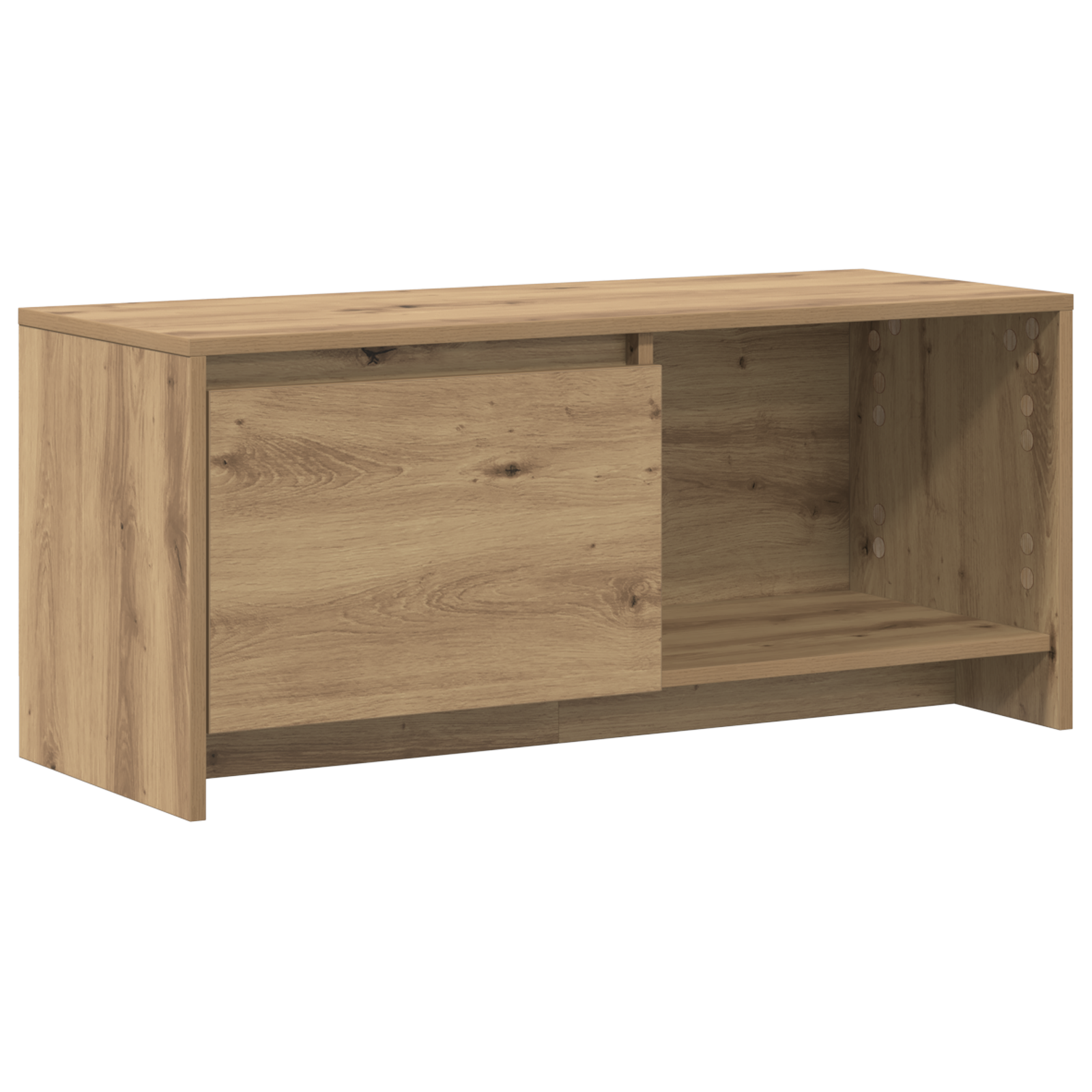 Support TV stejar artizanal Lemn compozit GartenMobel Dekor