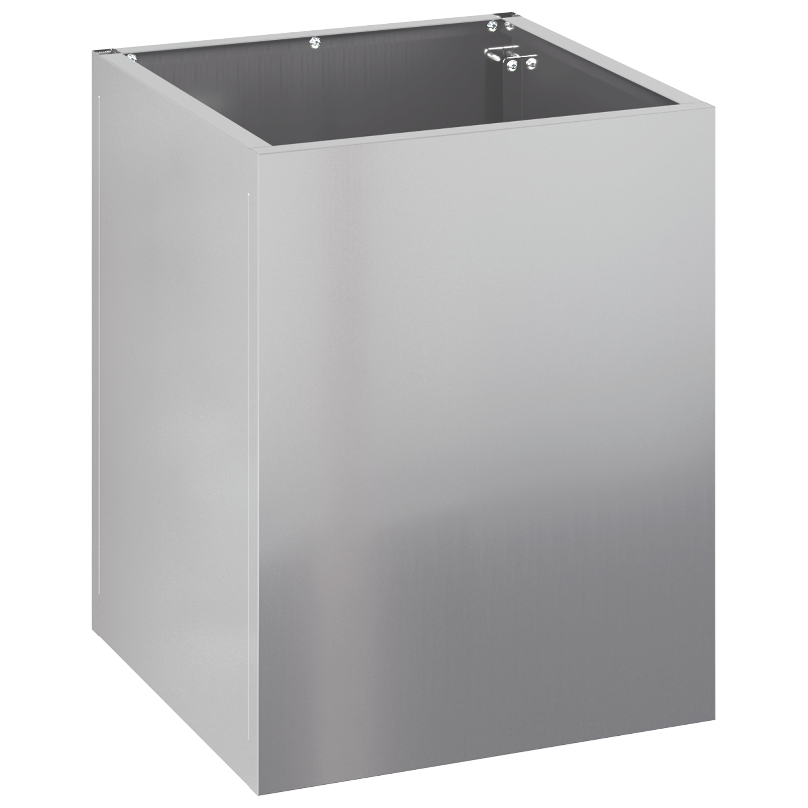 Vază pentru Grădină Argintiu 50 x 32 x 40 cm Oțel galvanizat GartenMobel Dekor