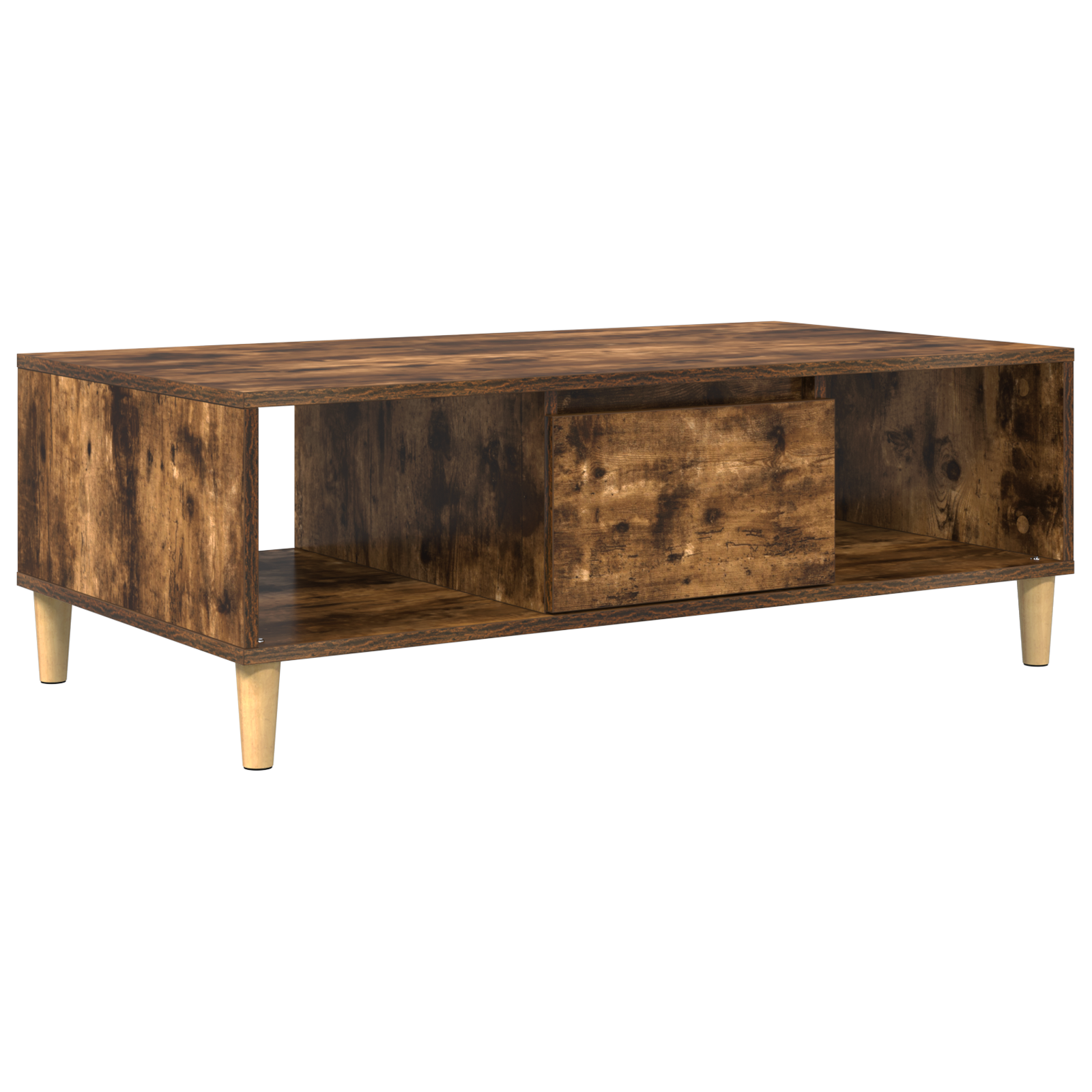 cu depozitare cu ușă Stejar afumat 103.5 x 60 x 35 cm Lemn compozit GartenMobel Dekor