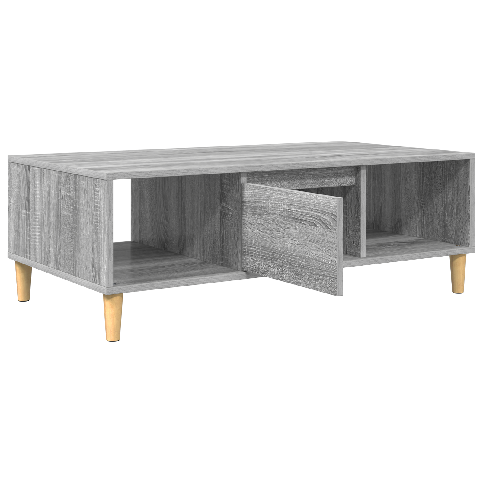 cu depozitare cu ușă sonoma gri 103.5 x 60 x 35 cm Lemn compozit GartenMobel Dekor