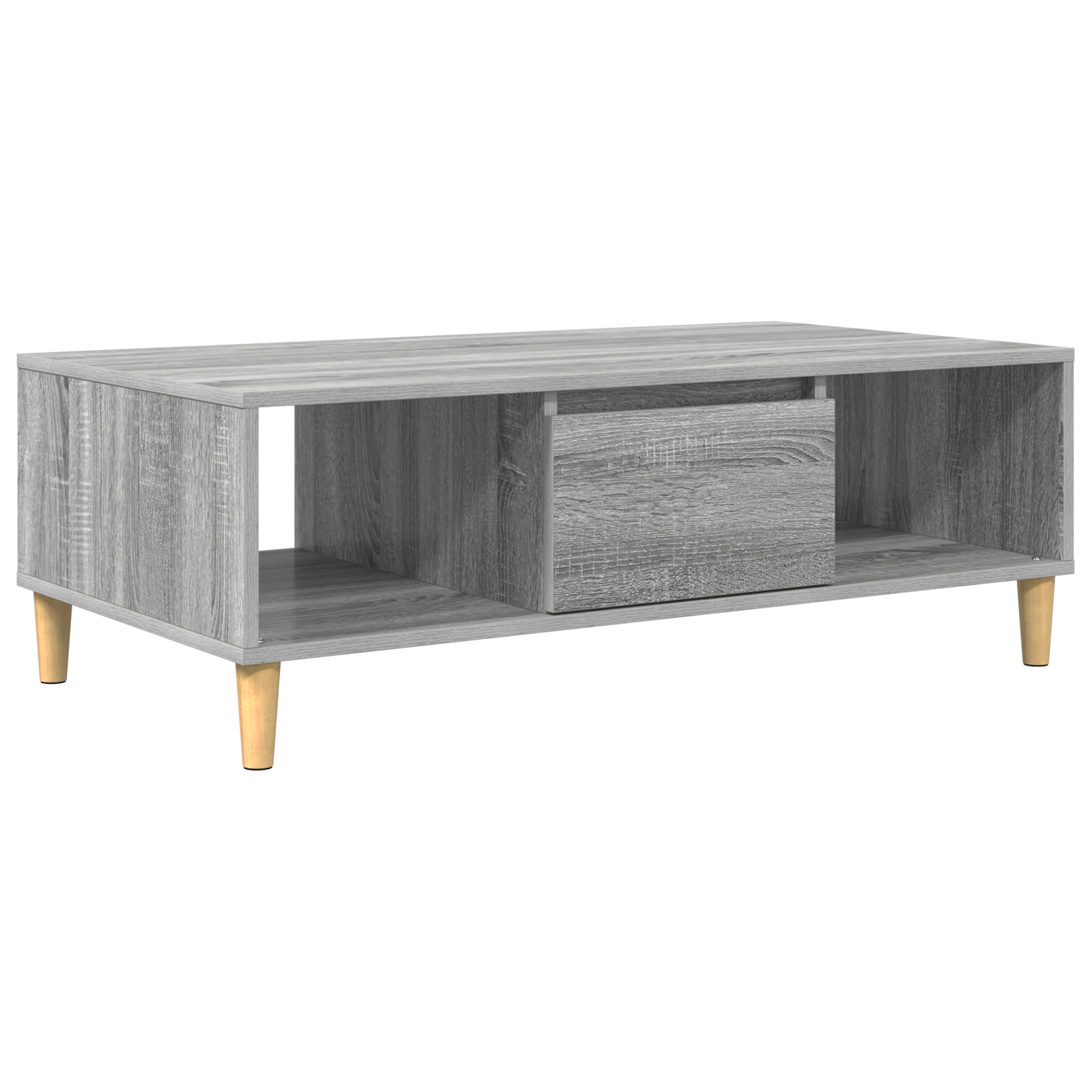 cu depozitare cu ușă sonoma gri 103.5 x 60 x 35 cm Lemn compozit GartenMobel Dekor