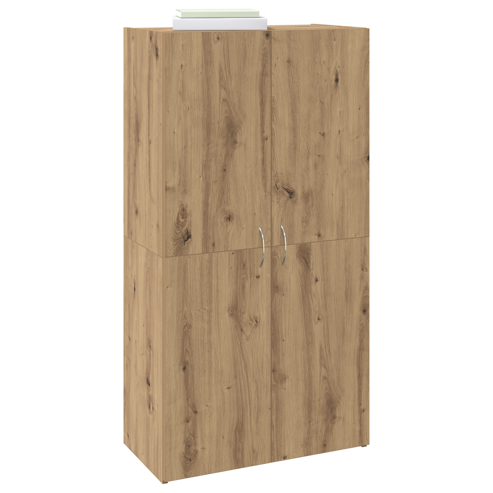 Dulap de birou stejar artizanal 60 x 32 x 115 cm Lemn compozit GartenMobel Dekor