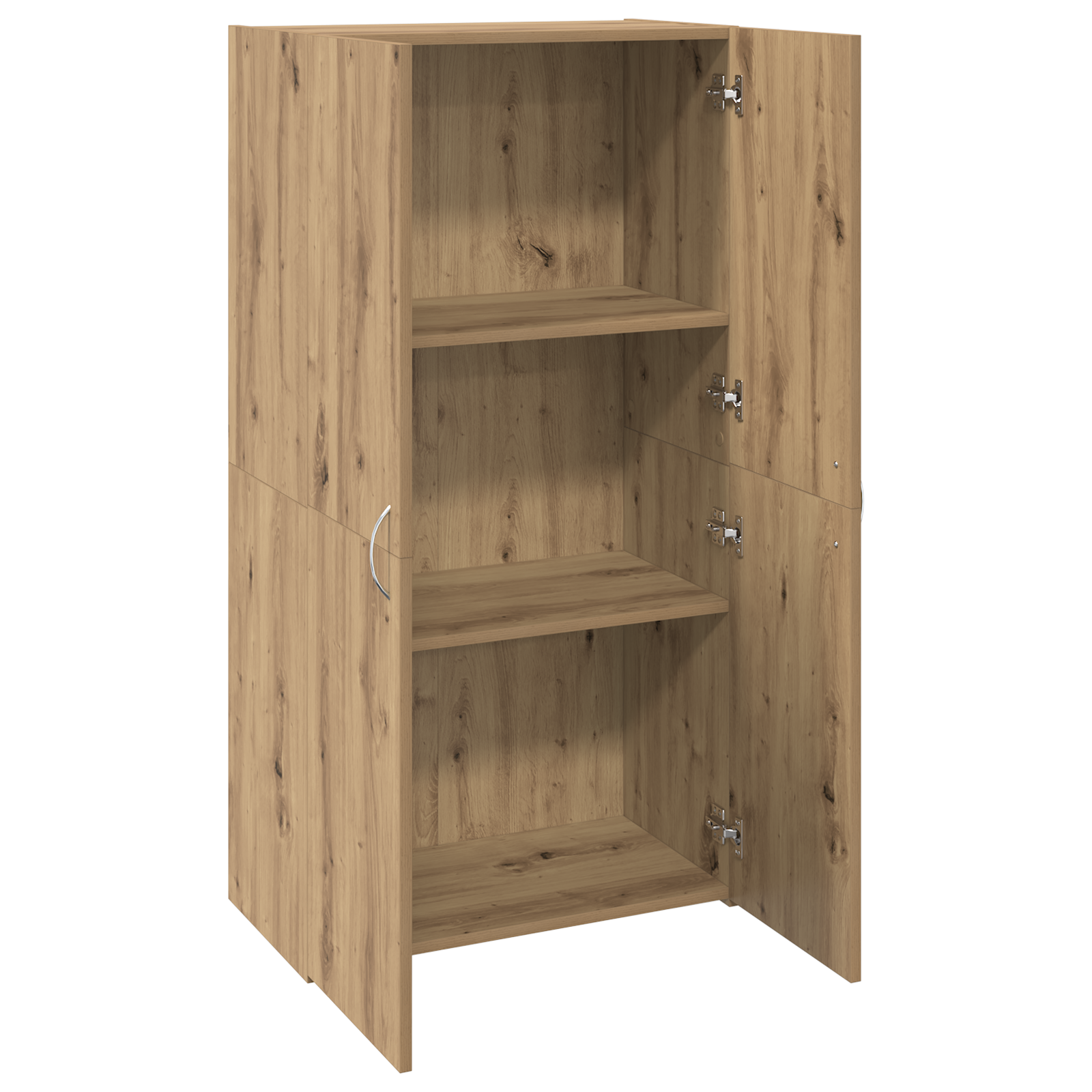Dulap de birou stejar artizanal 60 x 32 x 115 cm Lemn compozit GartenMobel Dekor