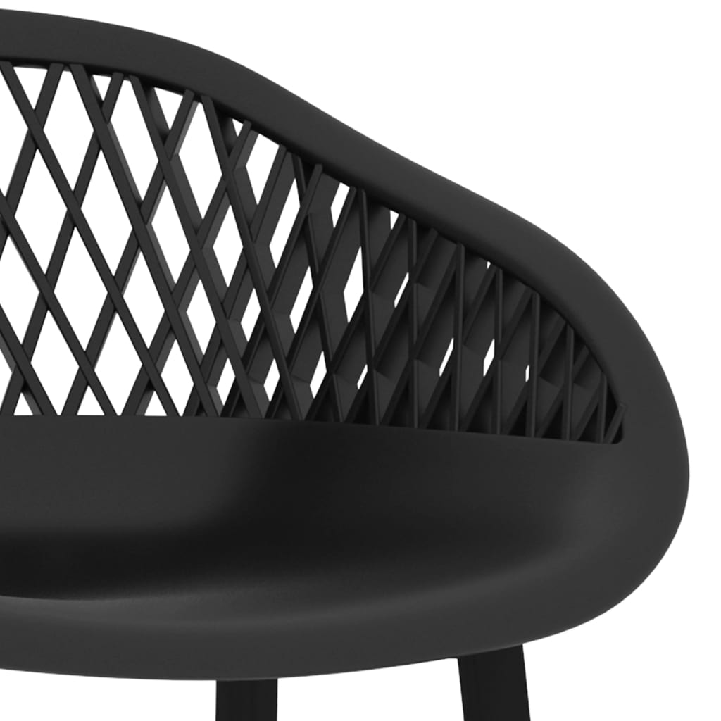 Set mobilier de bar, 7 piese, negru GartenMobel Dekor