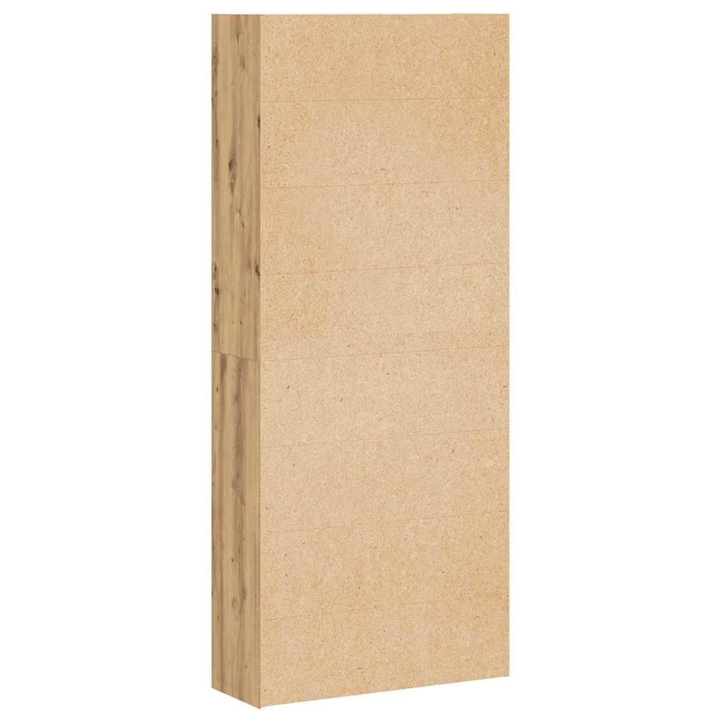 Bibliotecă, stejar artizanal, 80x30x189 cm, lemn prelucrat GartenMobel Dekor