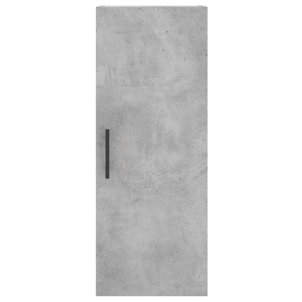 Dulap montat pe perete, gri beton, 34,5x34x90 cm GartenMobel Dekor