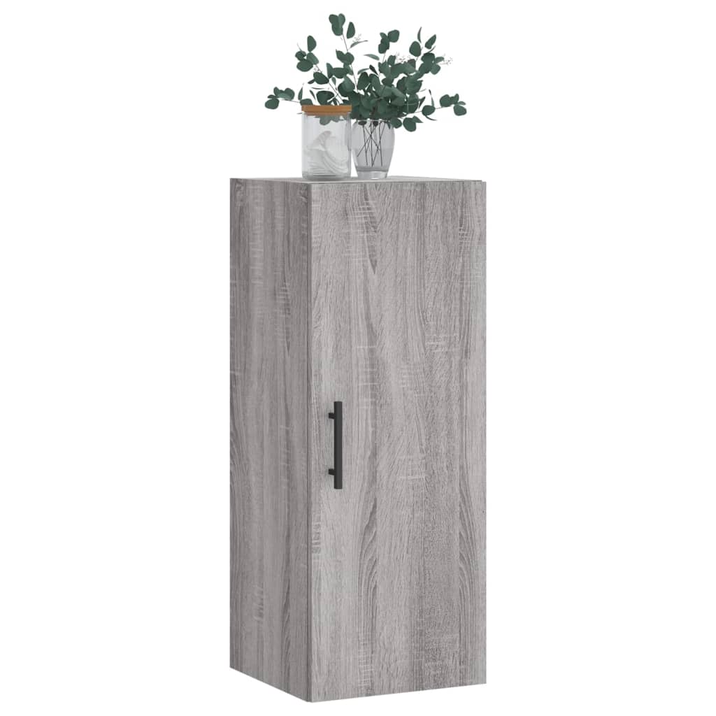 Dulap montat pe perete, gri sonoma, 34,5x34x90 cm GartenMobel Dekor
