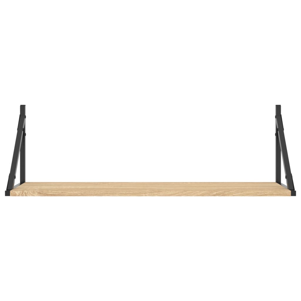 Dulapuri de perete, 2 buc., stejar sonoma, 80x25x25,5 cm, lemn GartenMobel Dekor