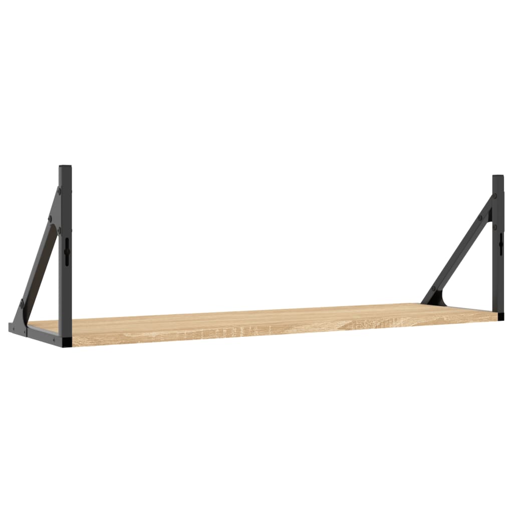 Dulapuri de perete, 2 buc., stejar sonoma, 80x25x25,5 cm, lemn GartenMobel Dekor