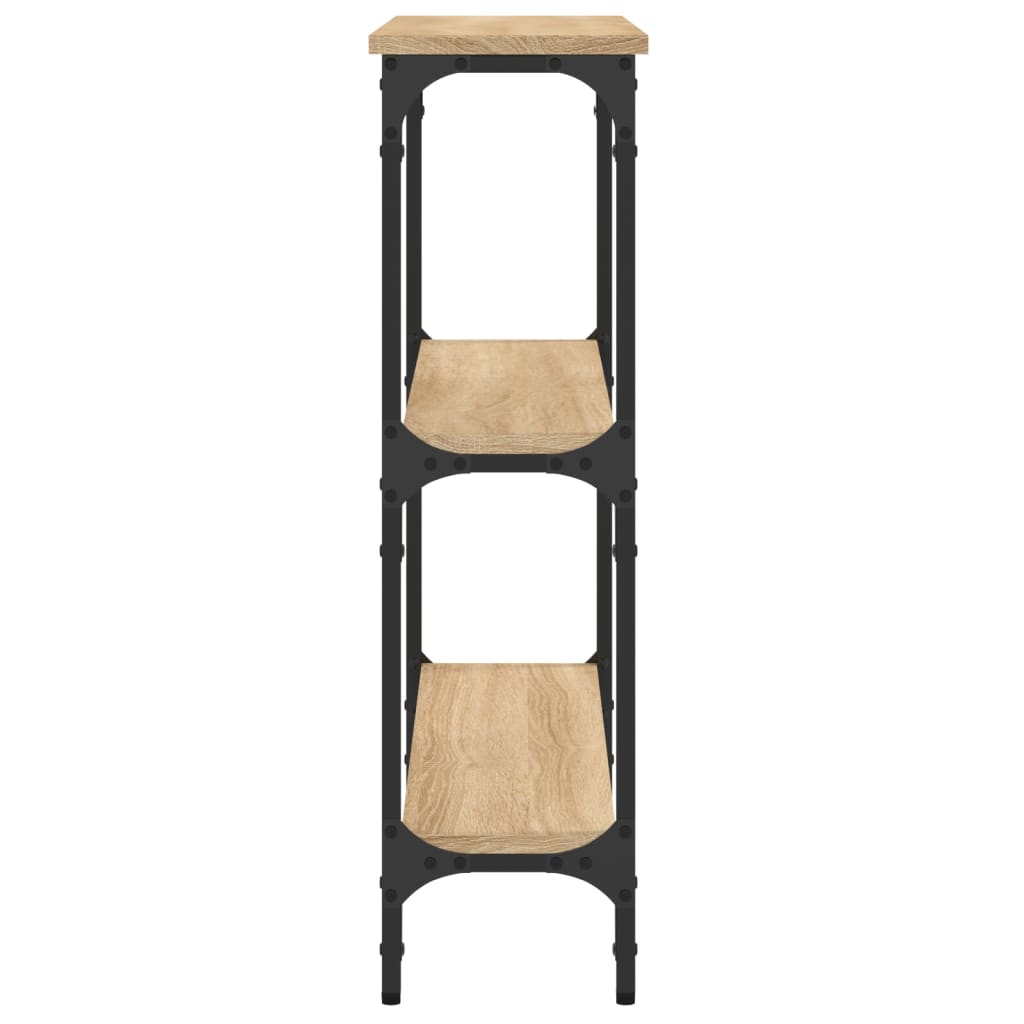 Masă consolă, stejar sonoma, 75x22,5x75 cm, lemn prelucrat GartenMobel Dekor