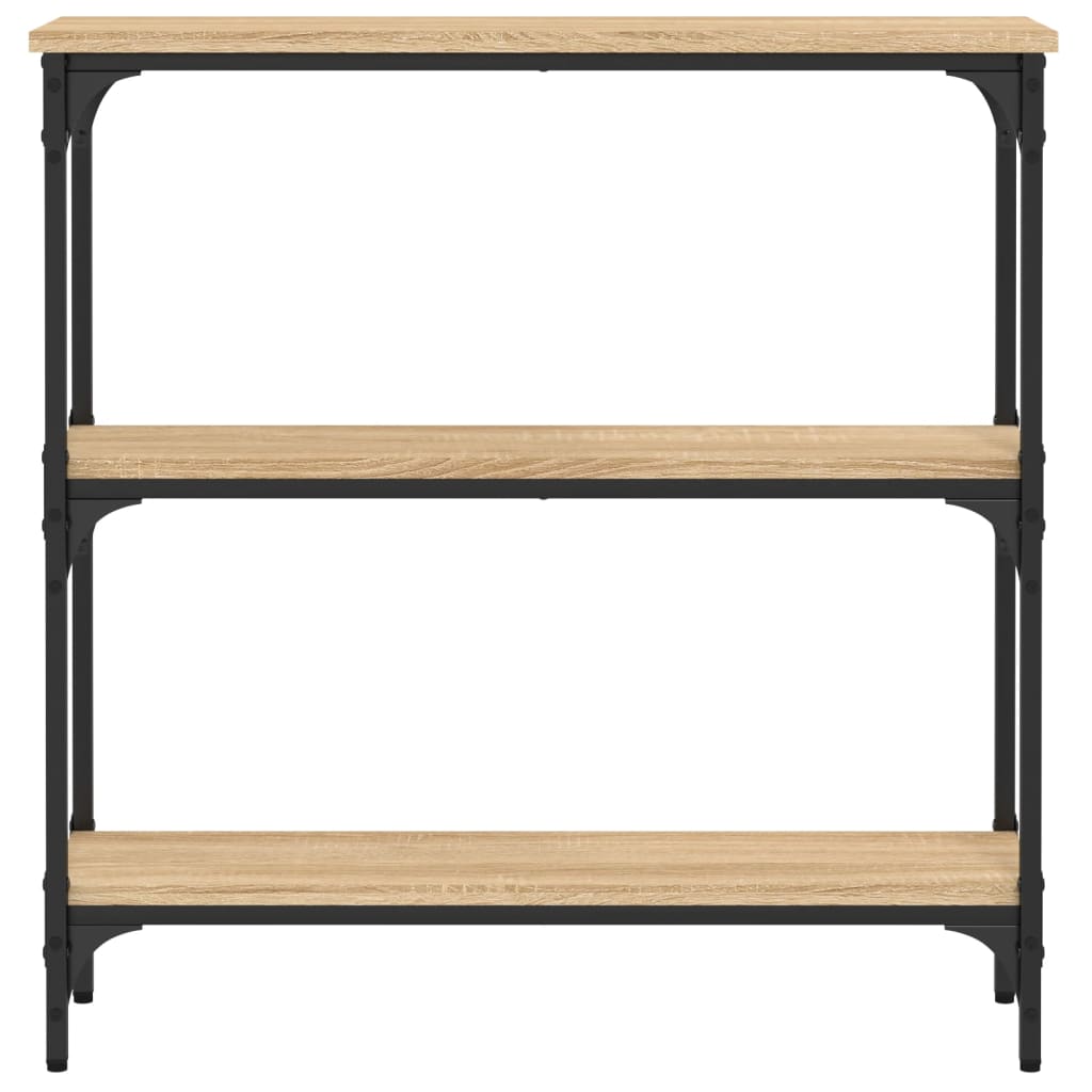 Masă consolă, stejar sonoma, 75x22,5x75 cm, lemn prelucrat GartenMobel Dekor