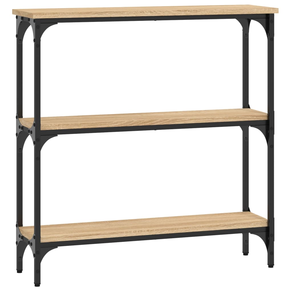 Masă consolă, stejar sonoma, 75x22,5x75 cm, lemn prelucrat GartenMobel Dekor