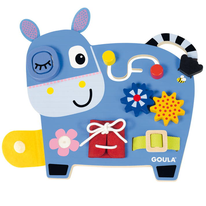 Centru de activitati din lemn - Magarus vesel PlayLearn Toys