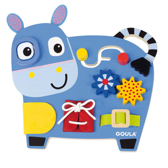 Centru de activitati din lemn - Magarus vesel PlayLearn Toys