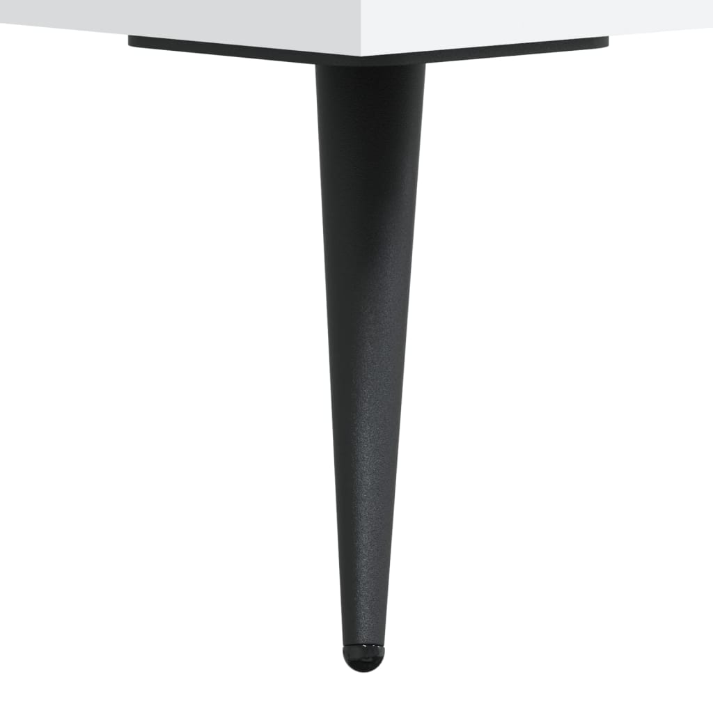 Dulap înalt, alb, 69,5x34x180 cm, lemn compozit GartenMobel Dekor